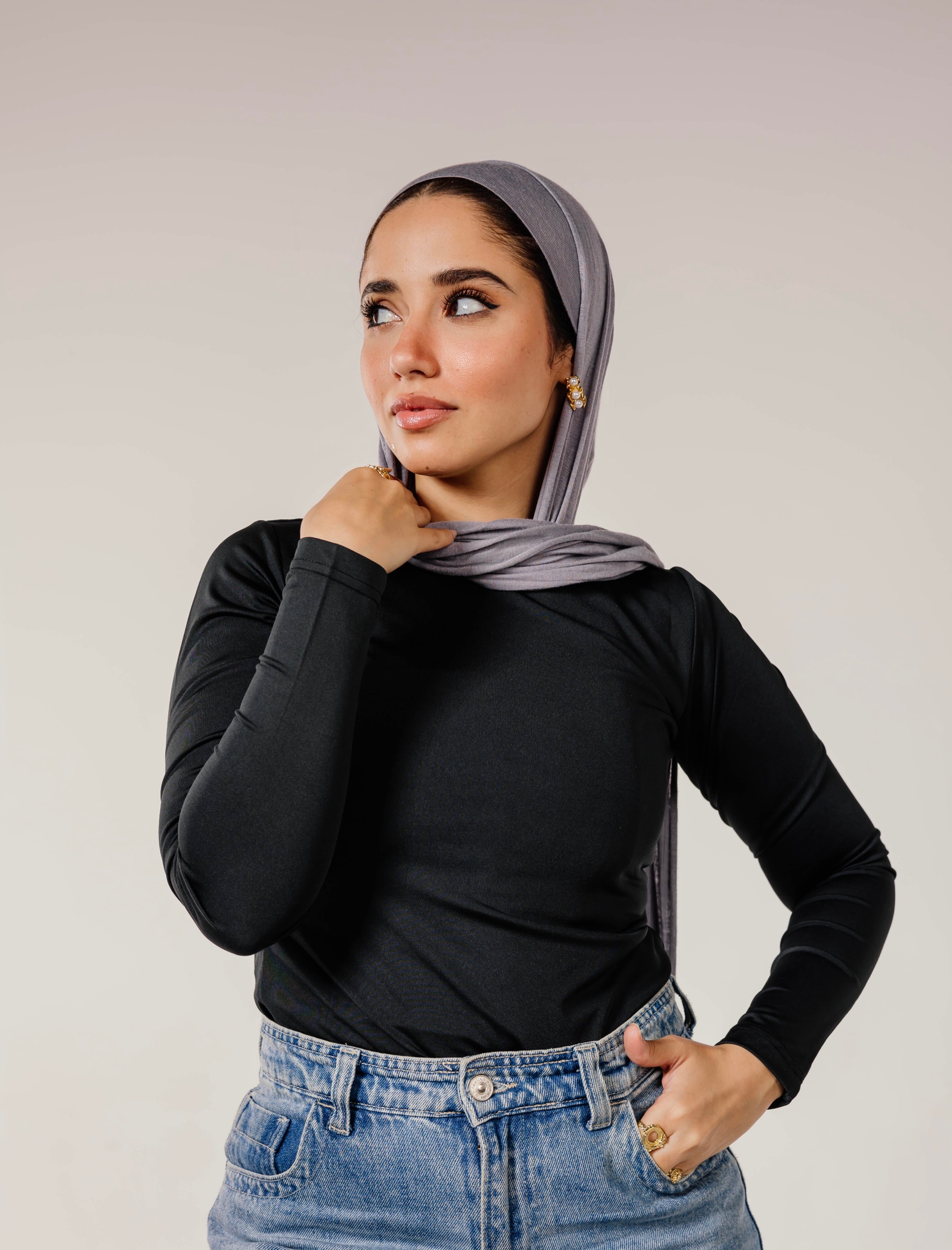 Black Long Sleeve Top