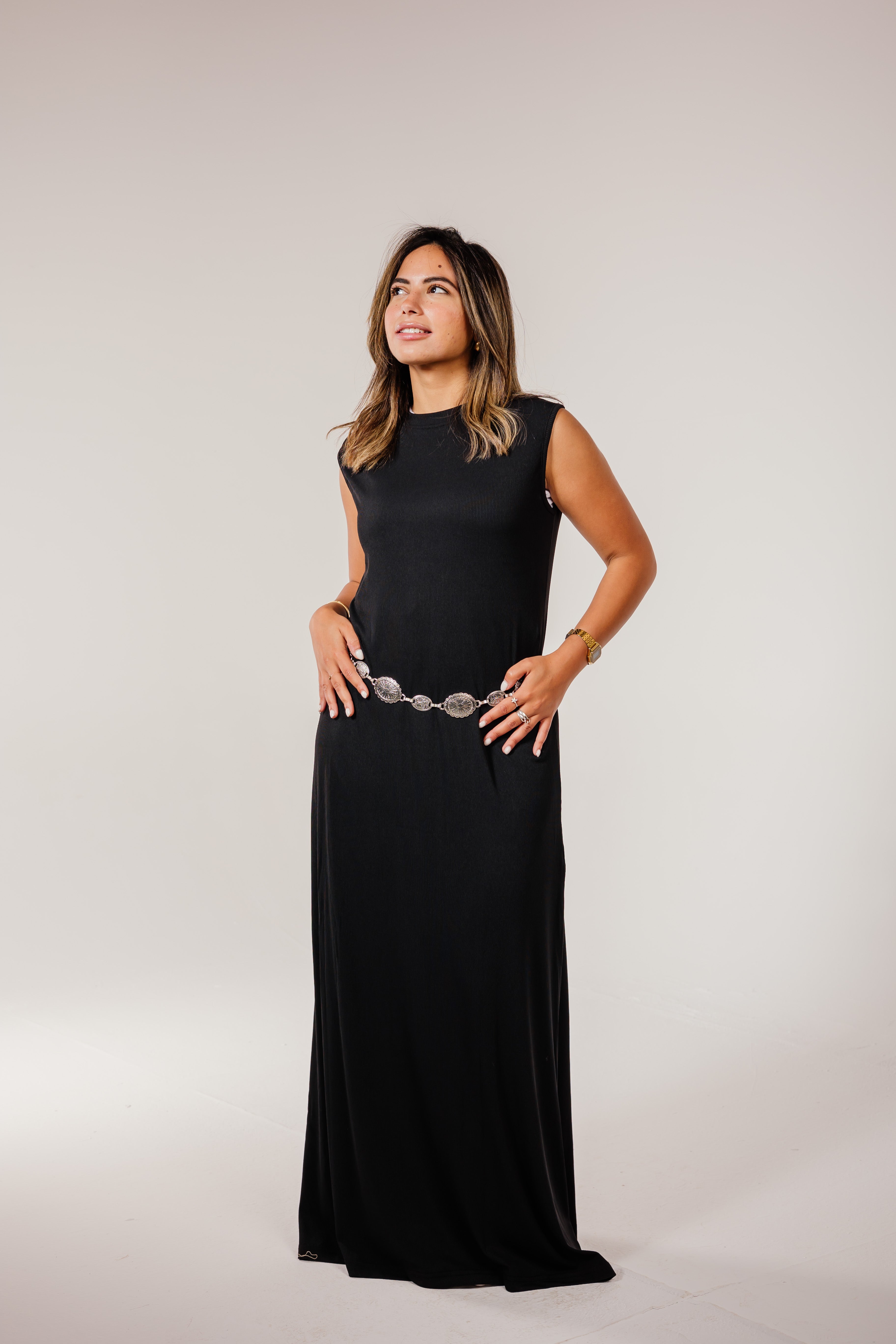 Black Sleeveless Basic Dress Black Sleeveless Basic Dress