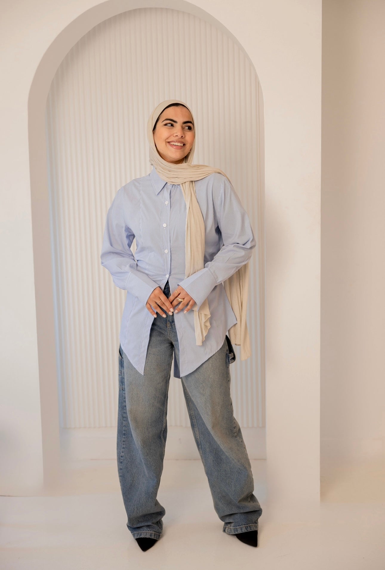 Azure shirt ( baby blue )