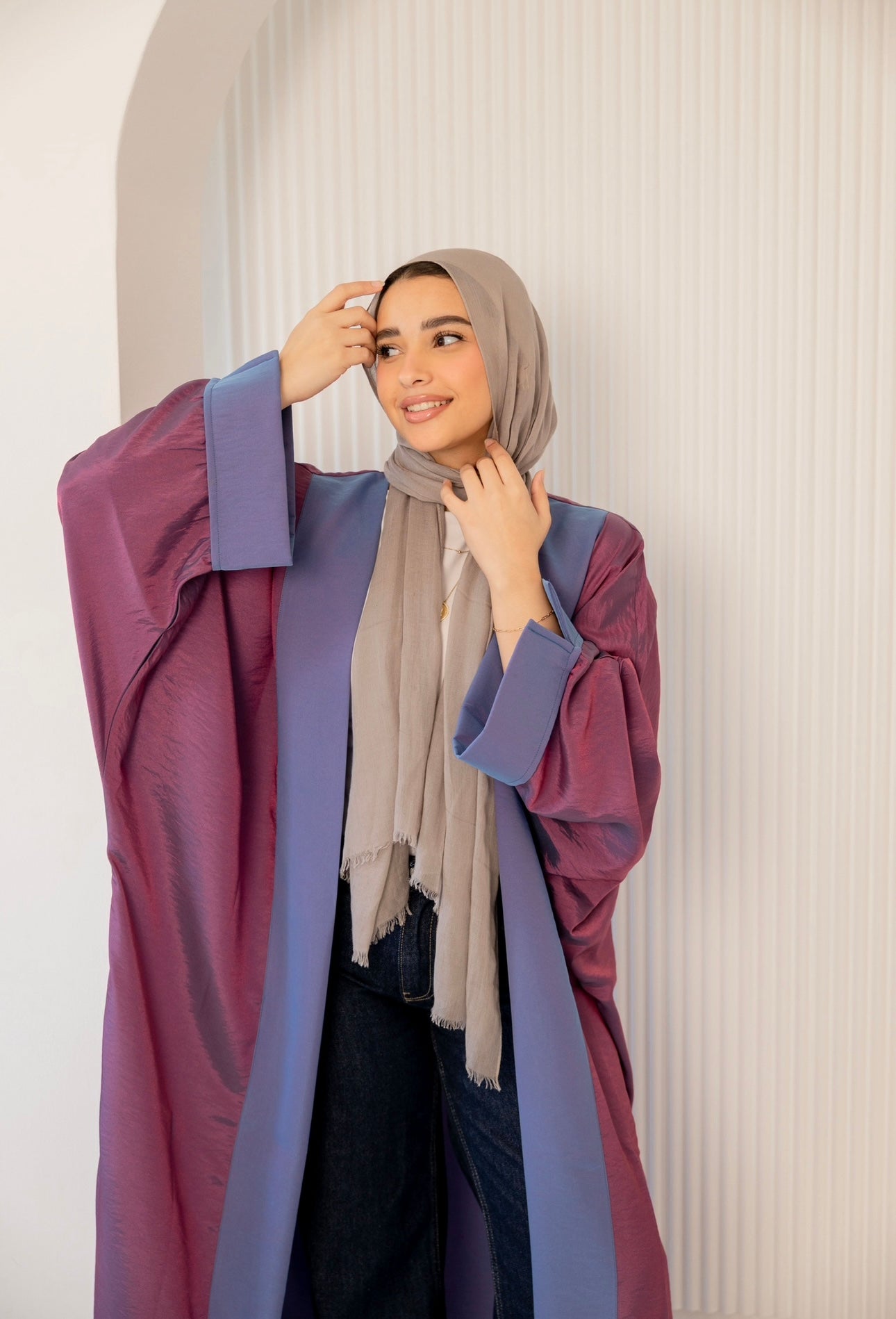 Twilight Elegance Kaftan purple