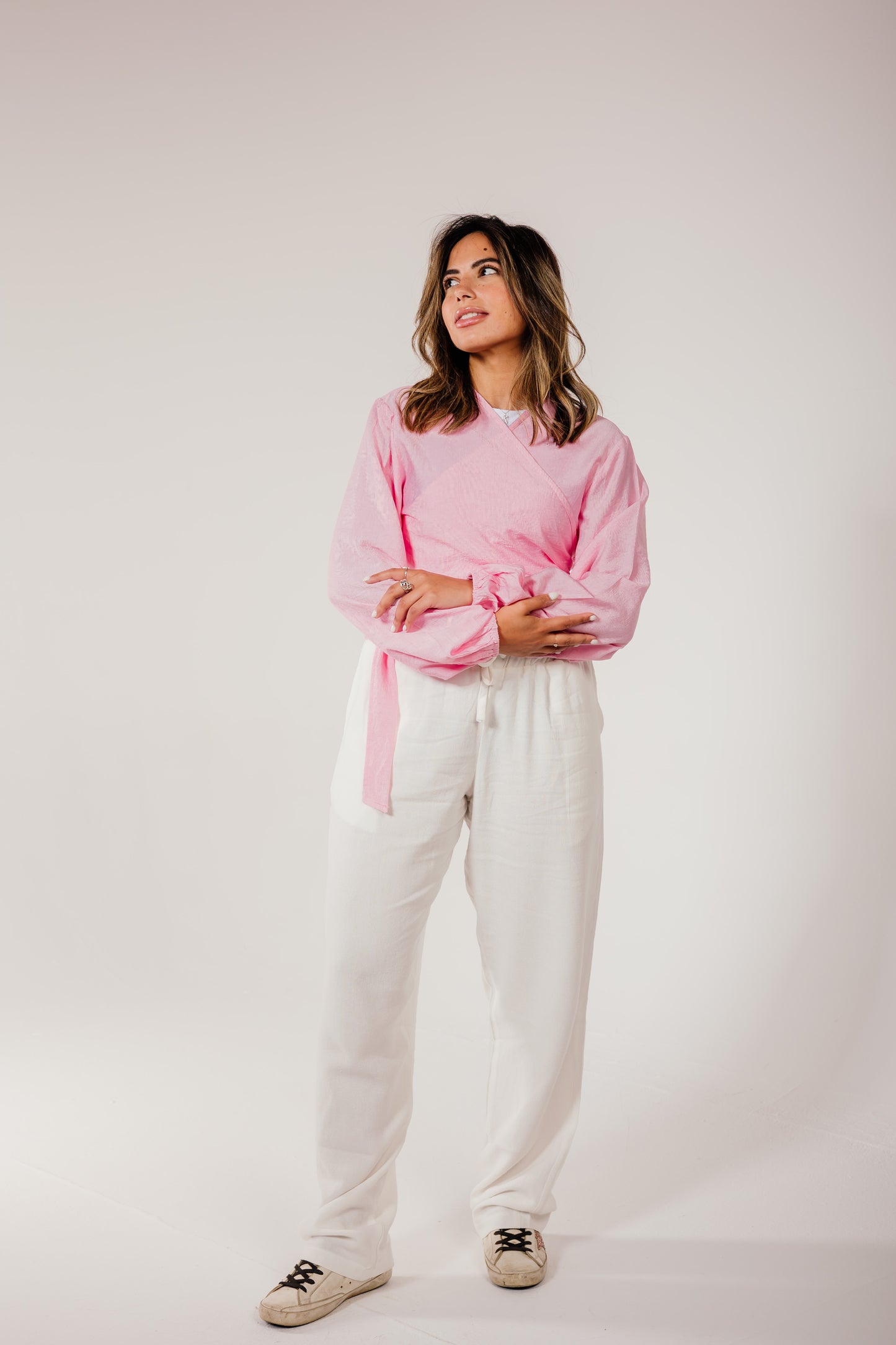 Sashi blouse ( Baby pink)
