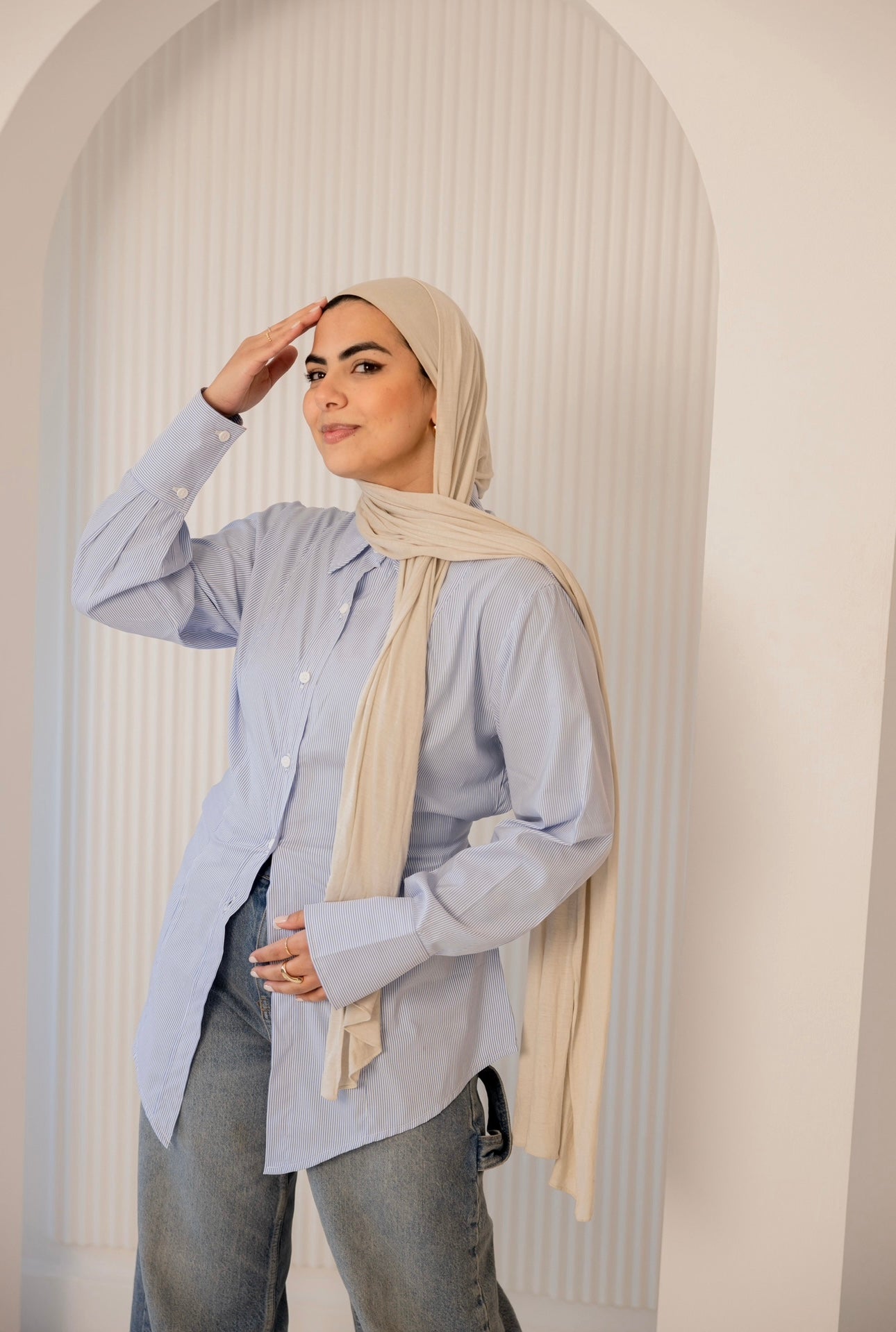 Azure shirt ( baby blue )