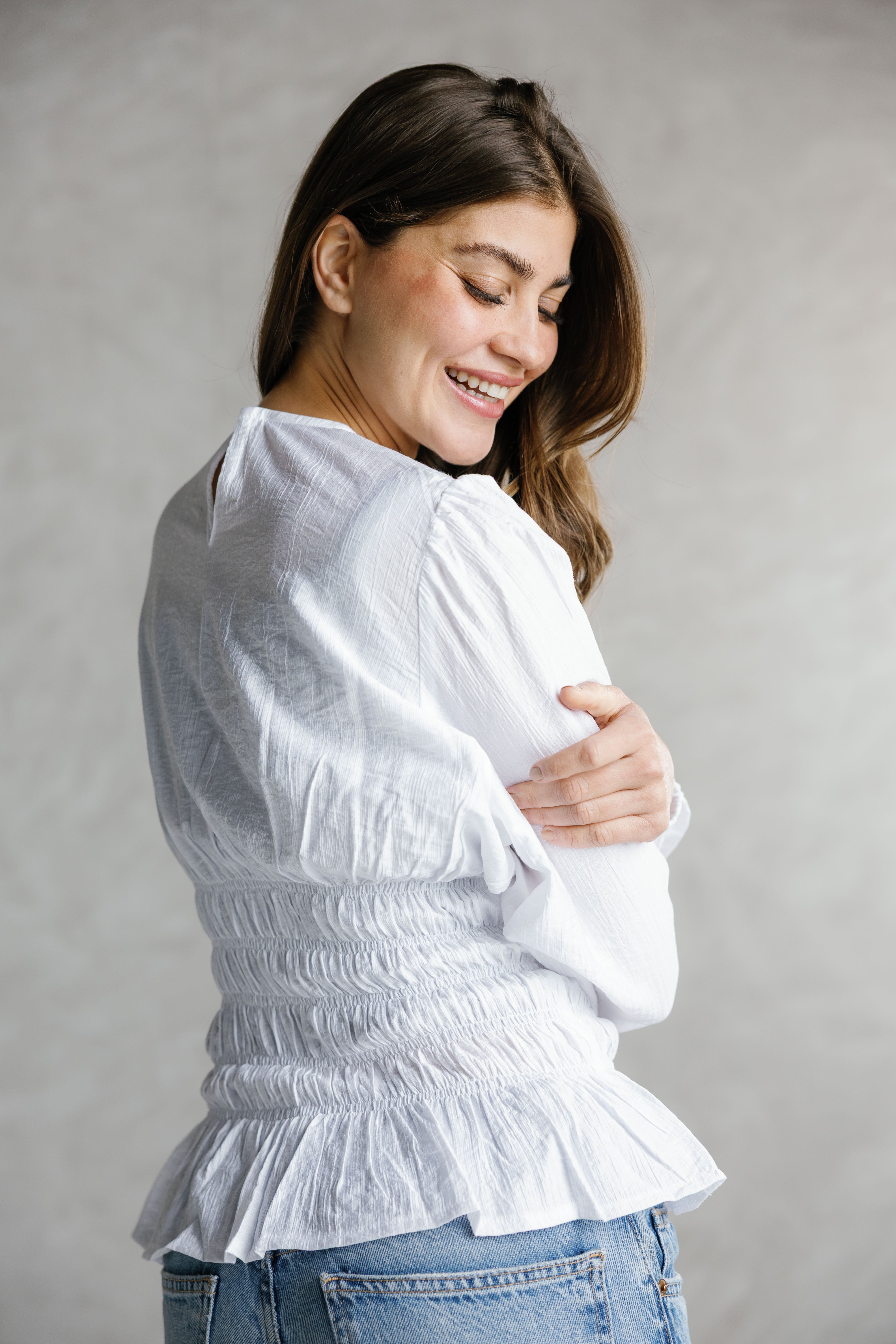Mila Blouse ( white )