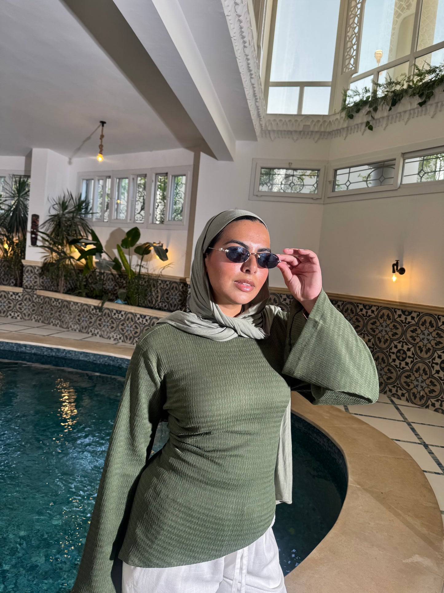Noua Blouse ( olive )