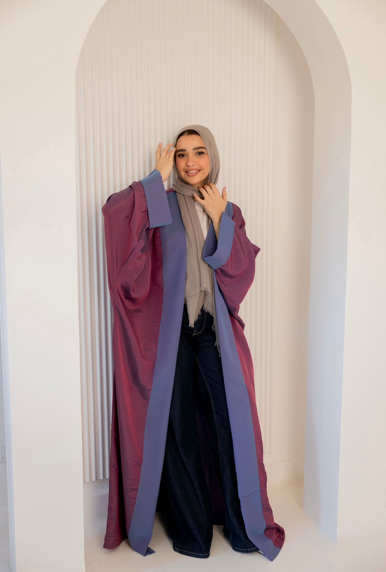 Twilight Elegance Kaftan purple