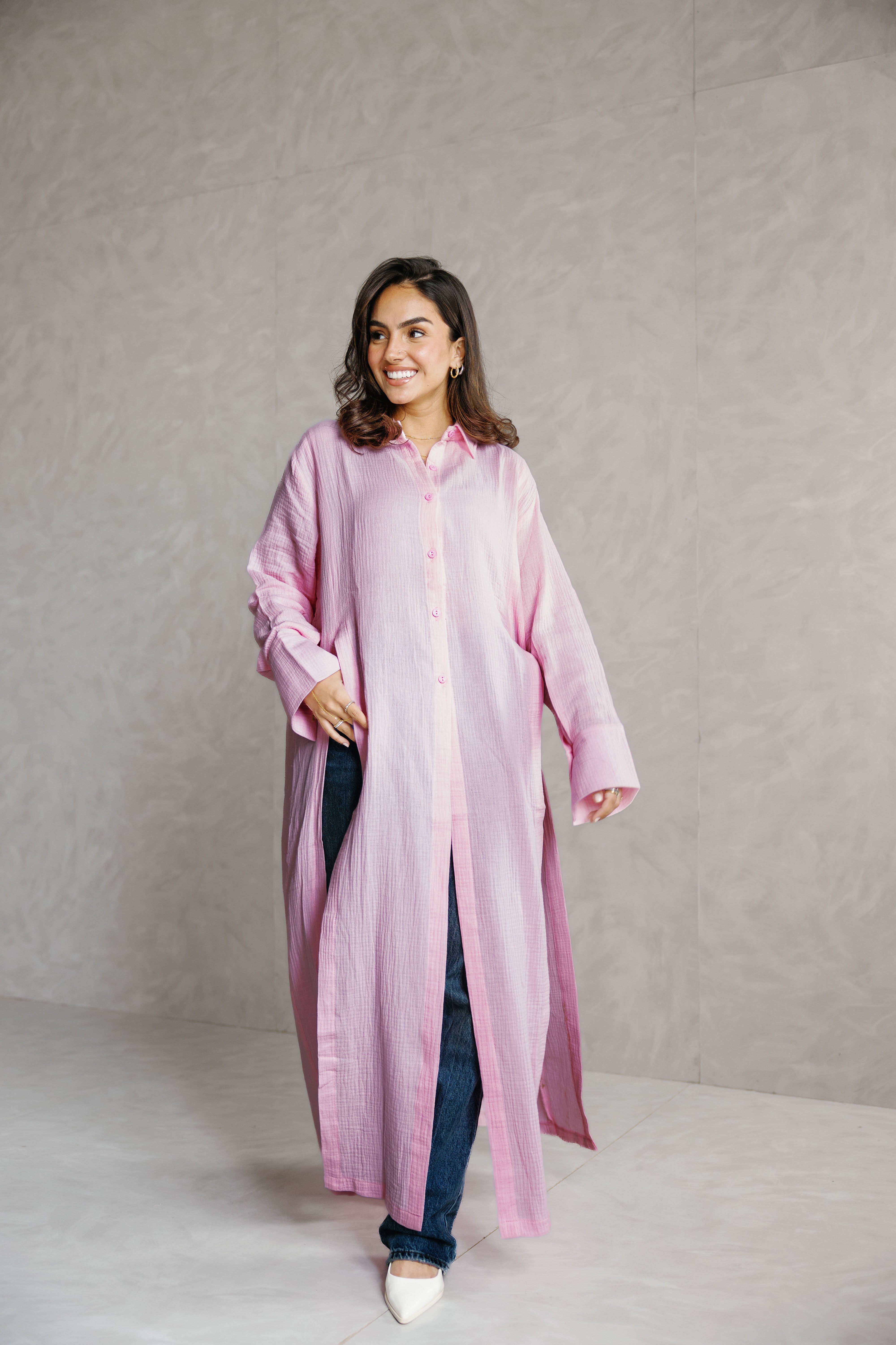 Lune shirt ( Baby pink )