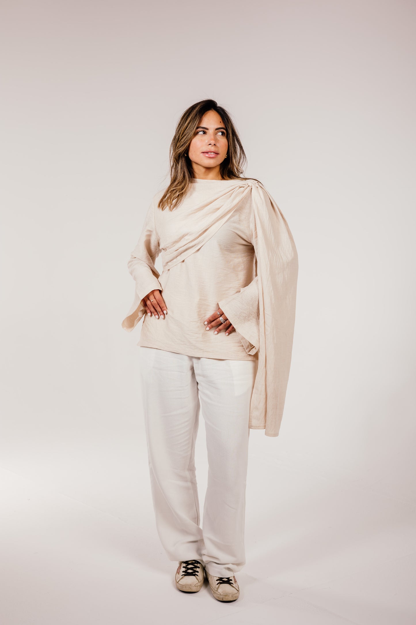 Serena Top (Beige)
