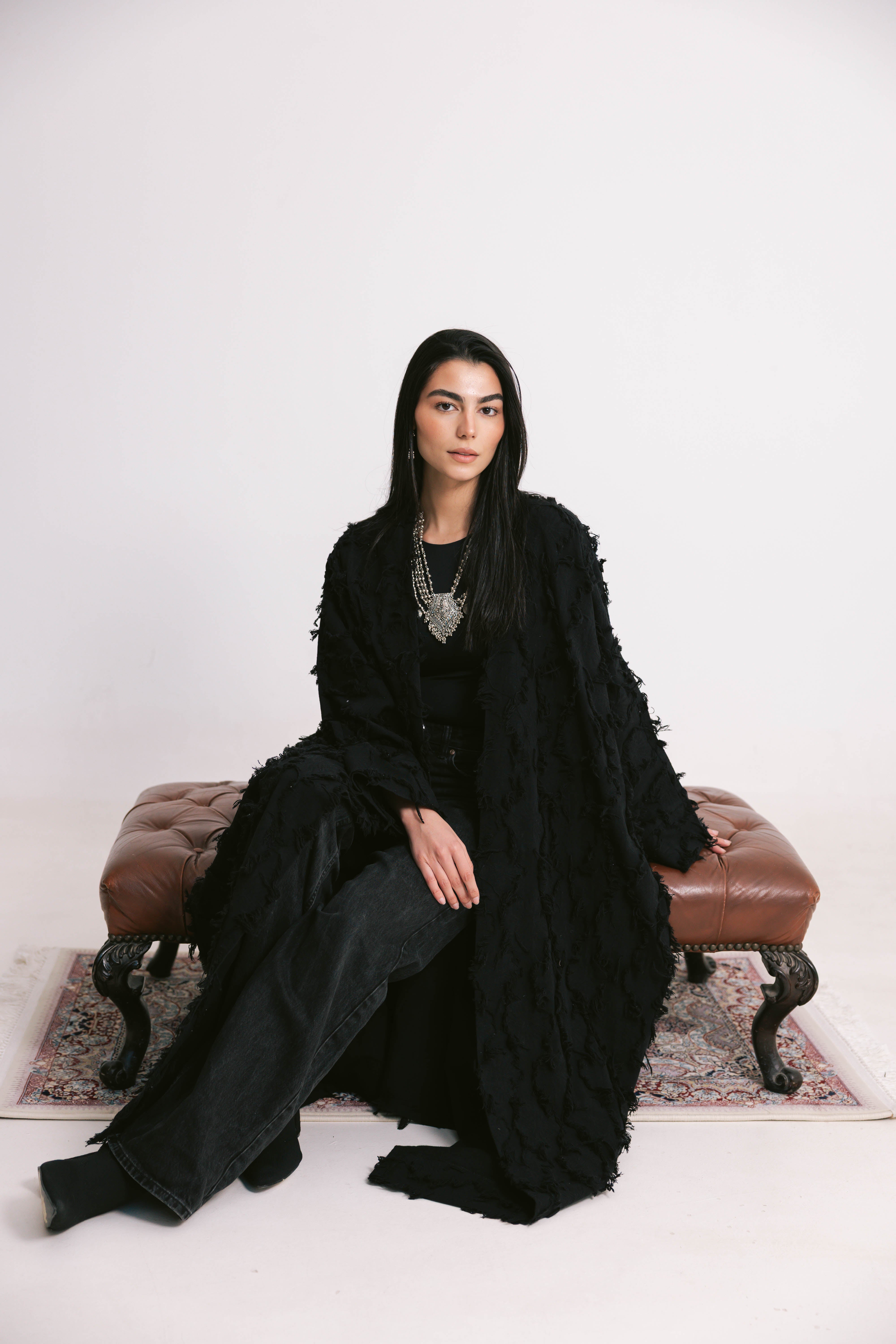 Rimal Kaftan ( Black )