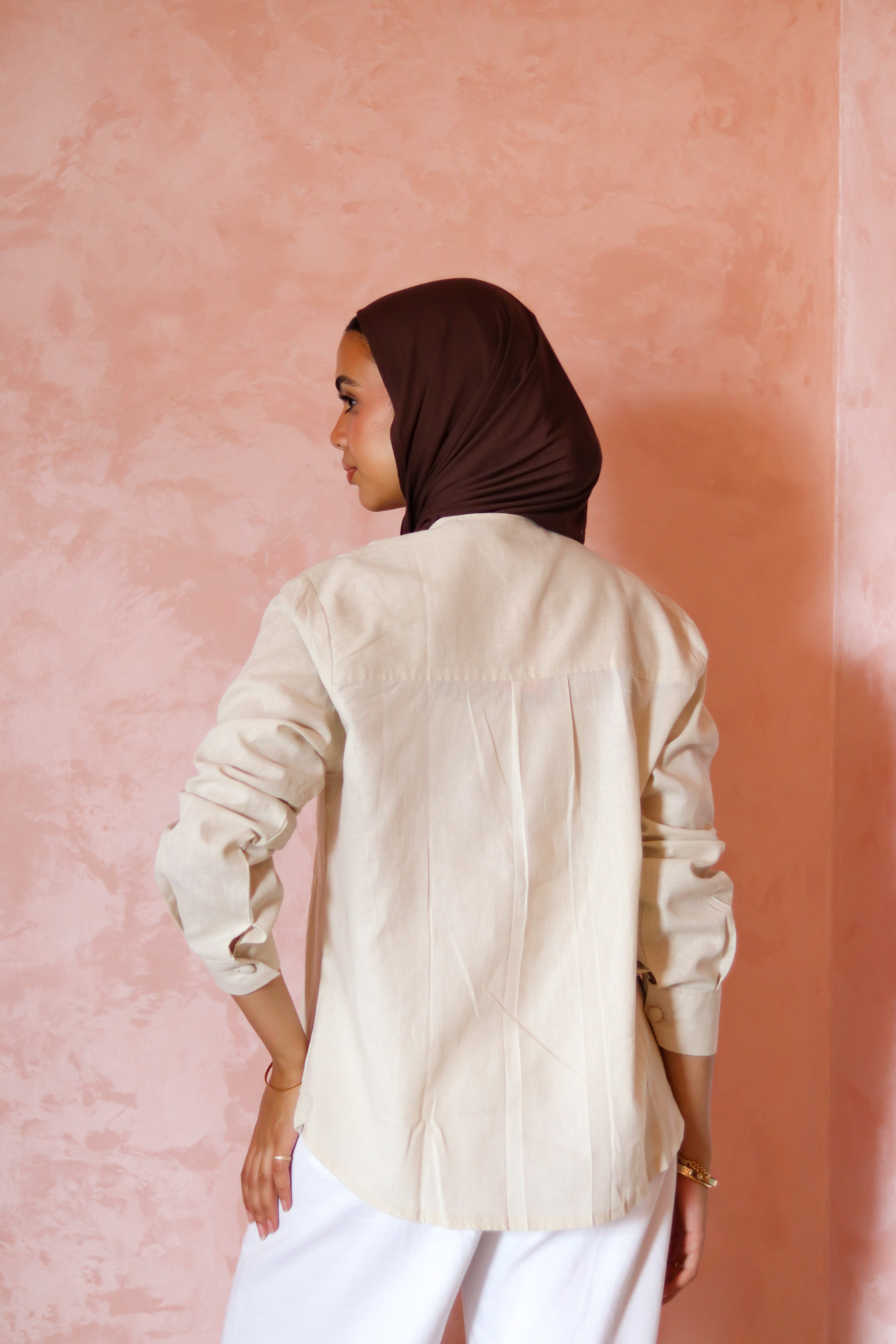 Sora Blouse ( Beige )