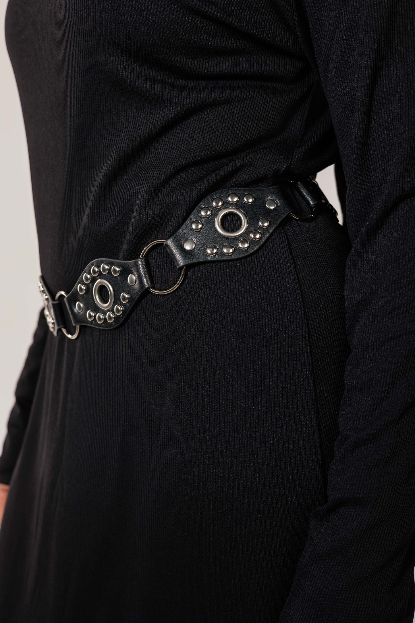 Black Long Sleeve Basic Dress