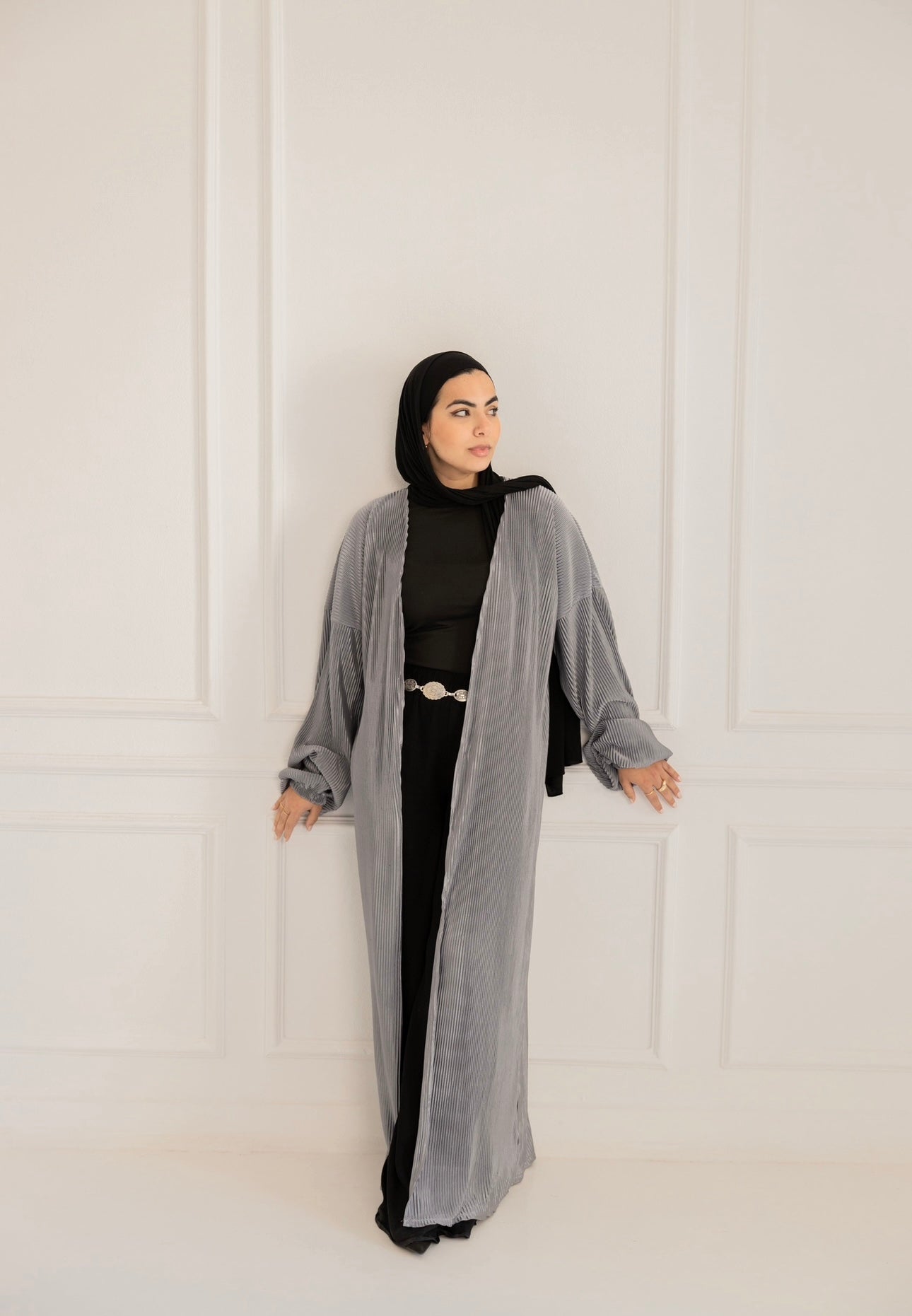 Zahra kaftan gray