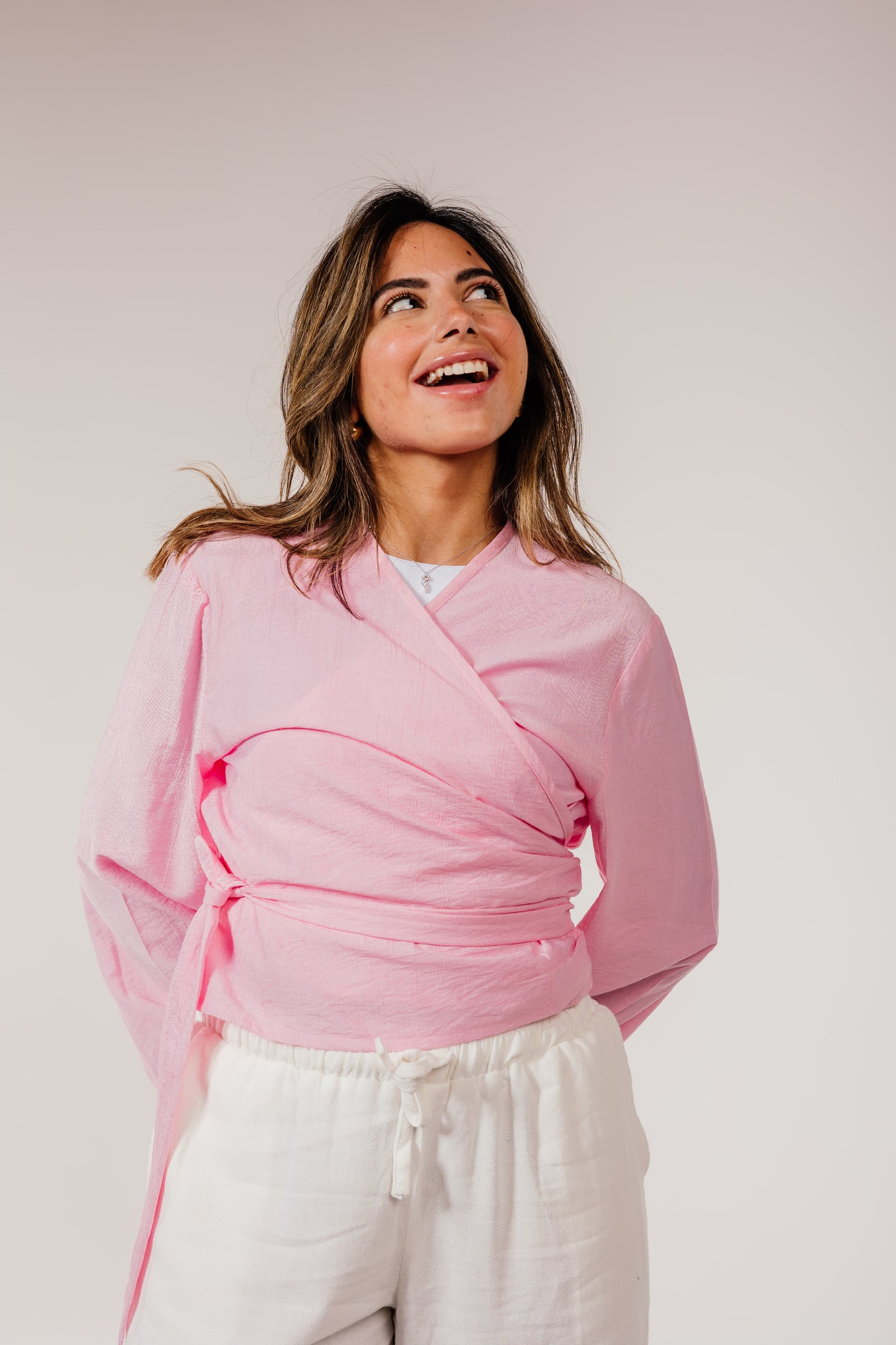 Sashi blouse ( Baby pink)