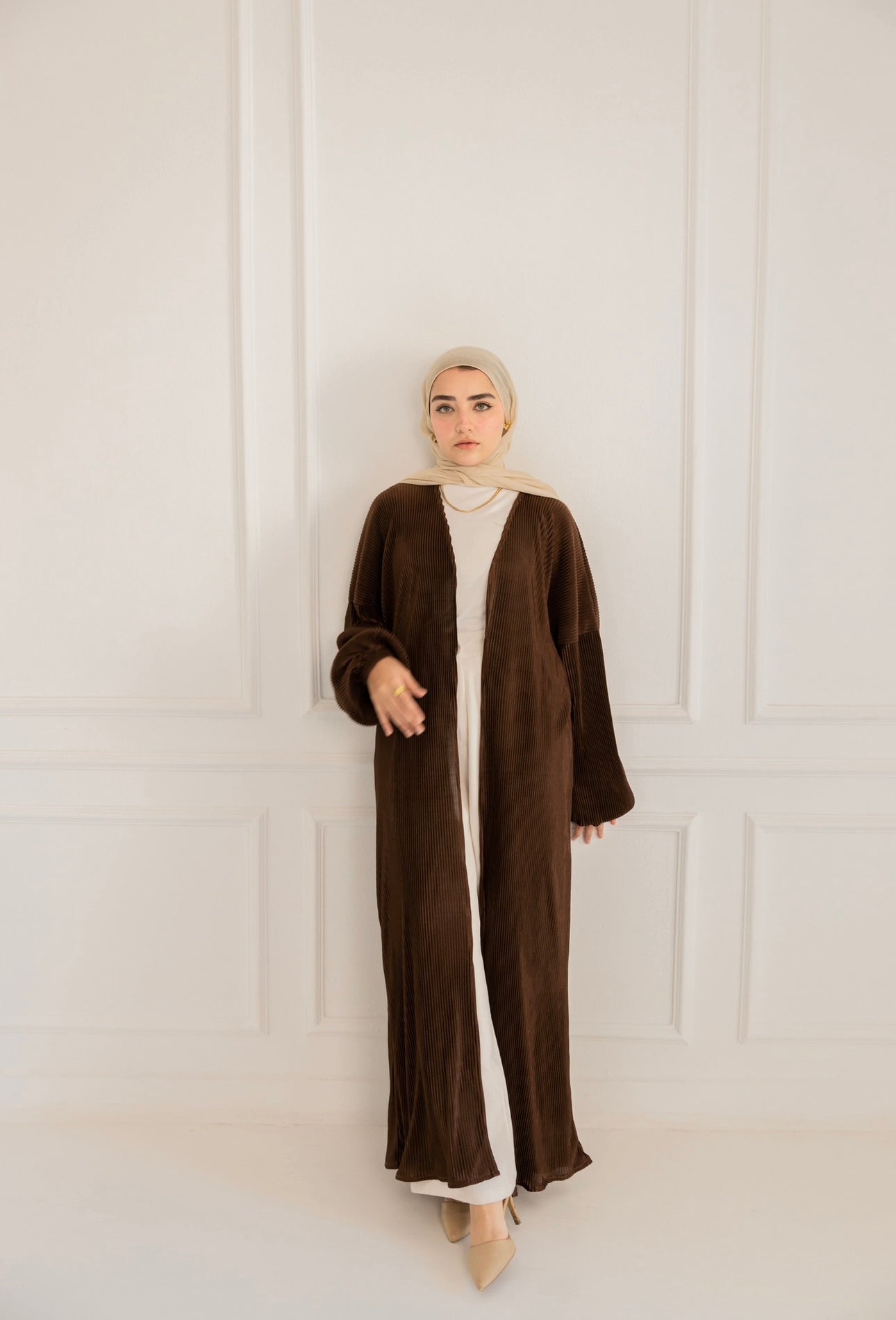 Zahra kaftan Brown