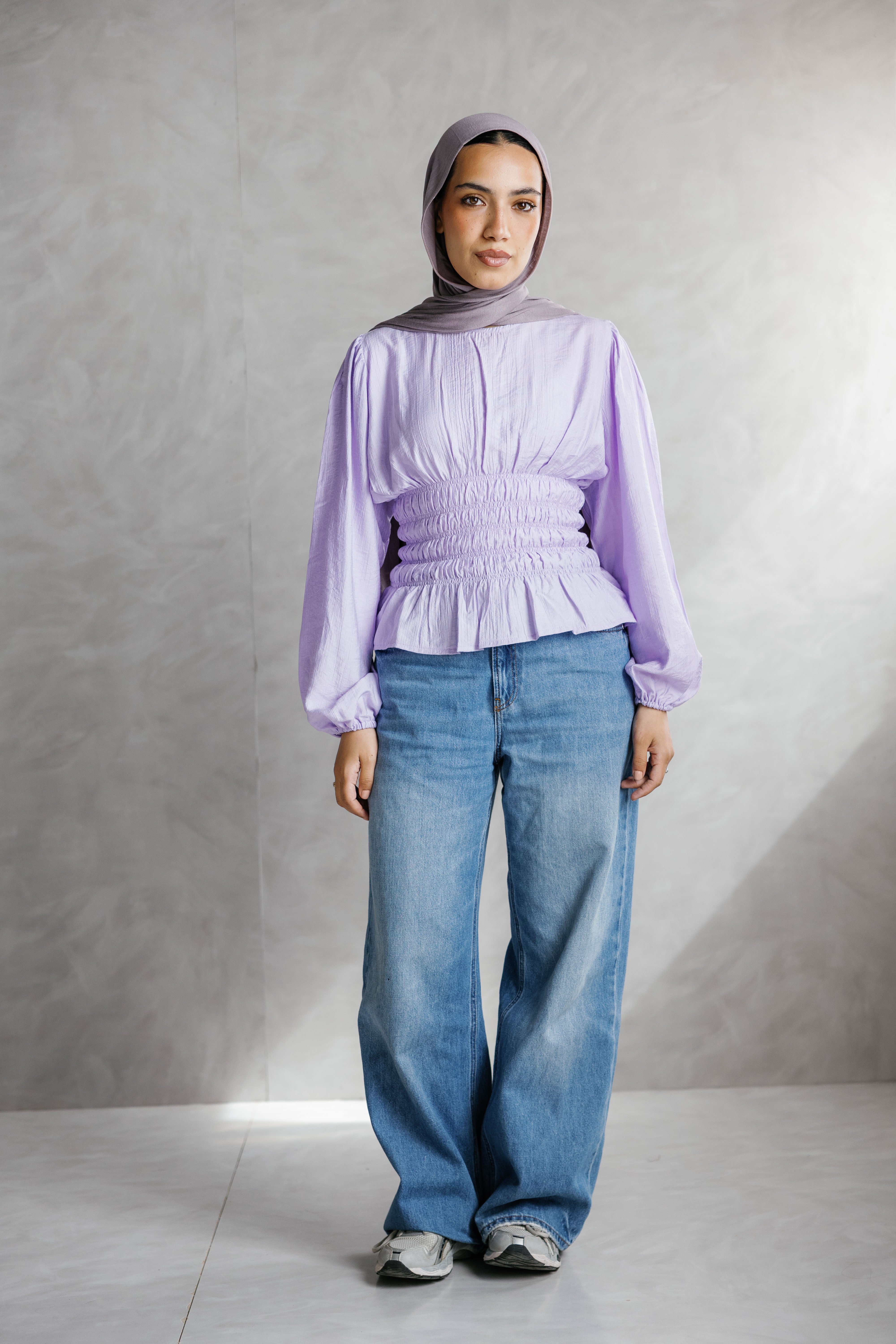 Mila Blouse ( purple)