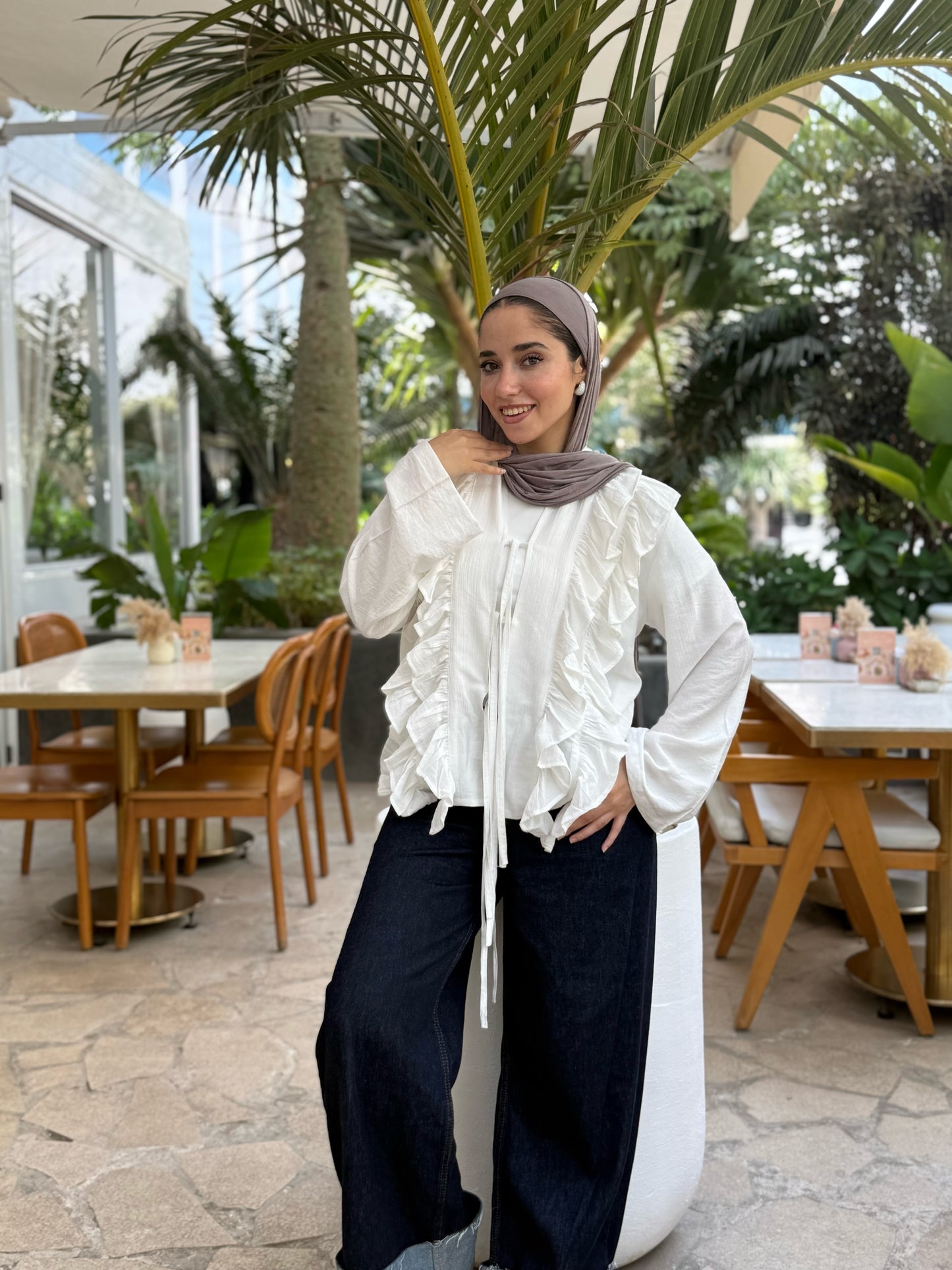 Taya Blouse ( White)