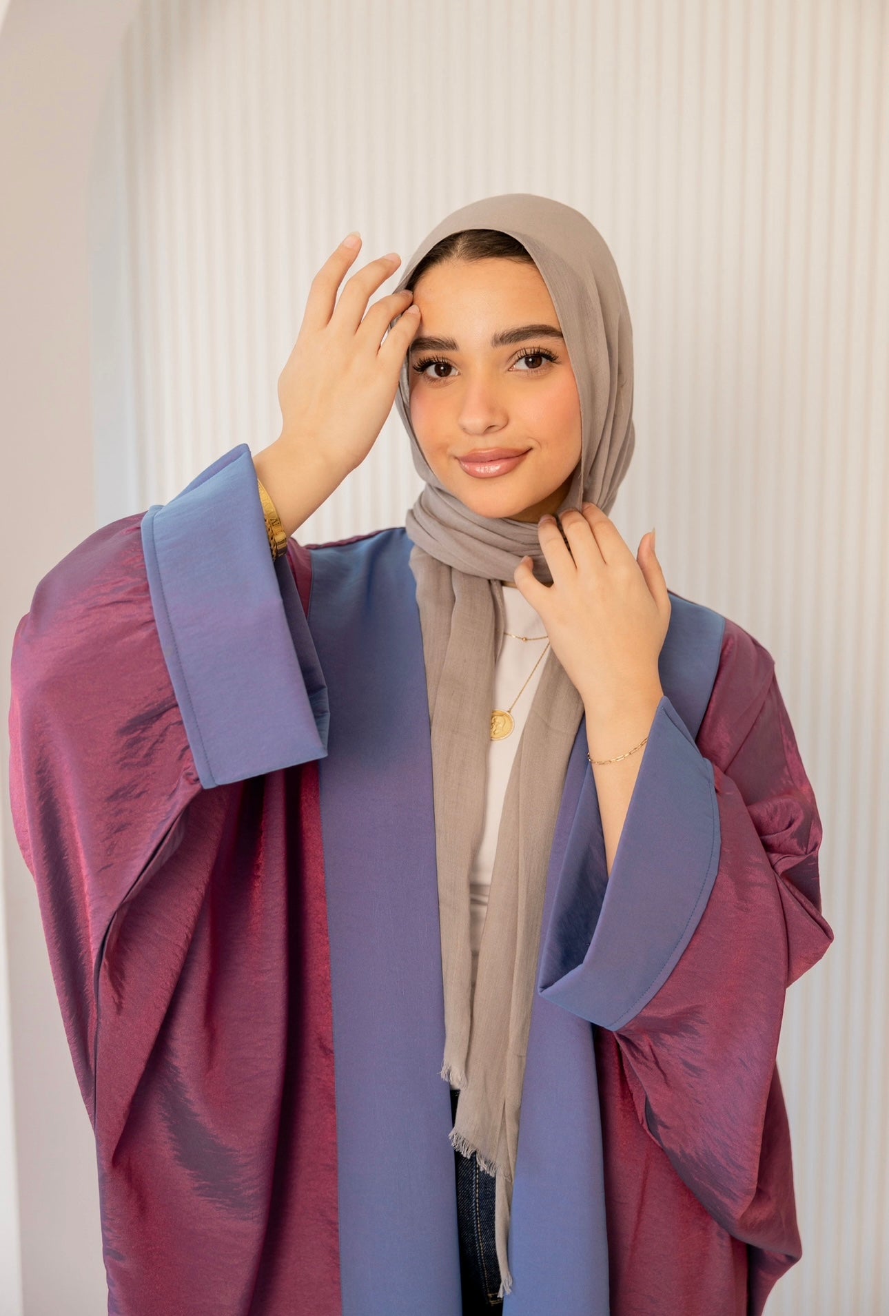 Twilight Elegance Kaftan purple