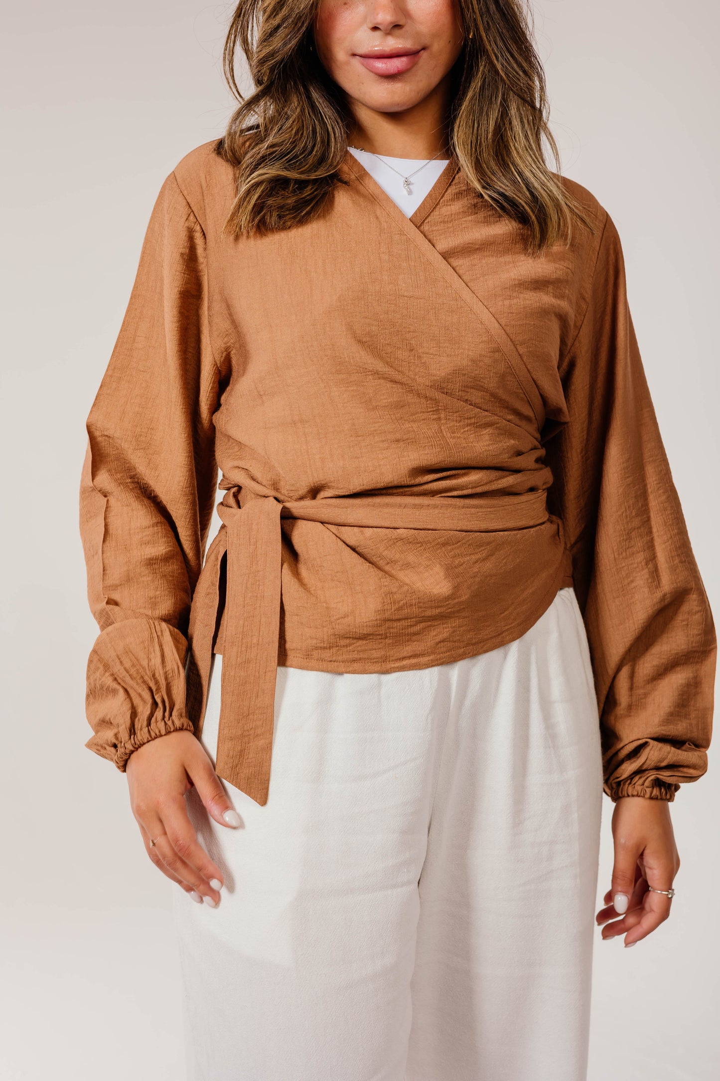 Sashi blouse ( camel)