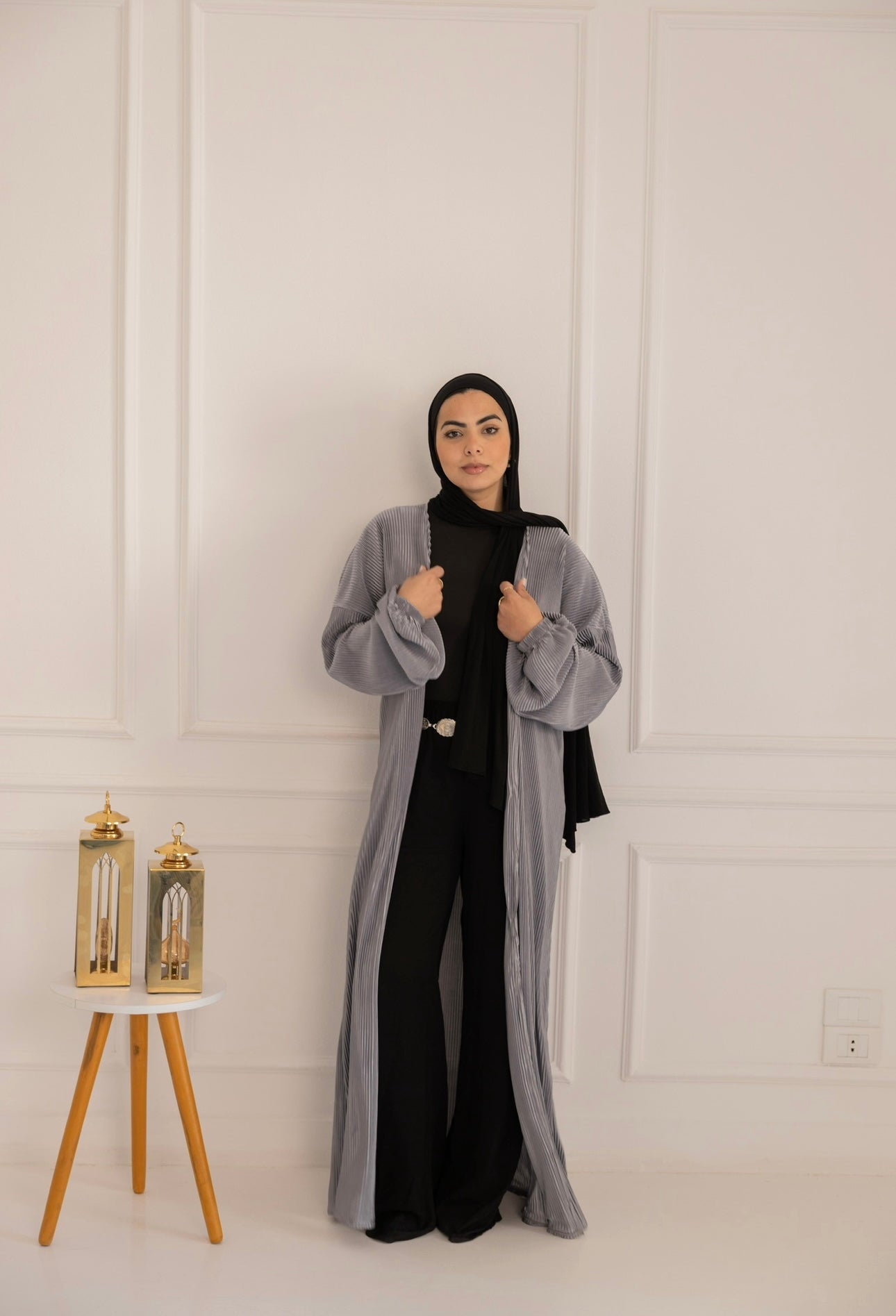 Zahra kaftan gray