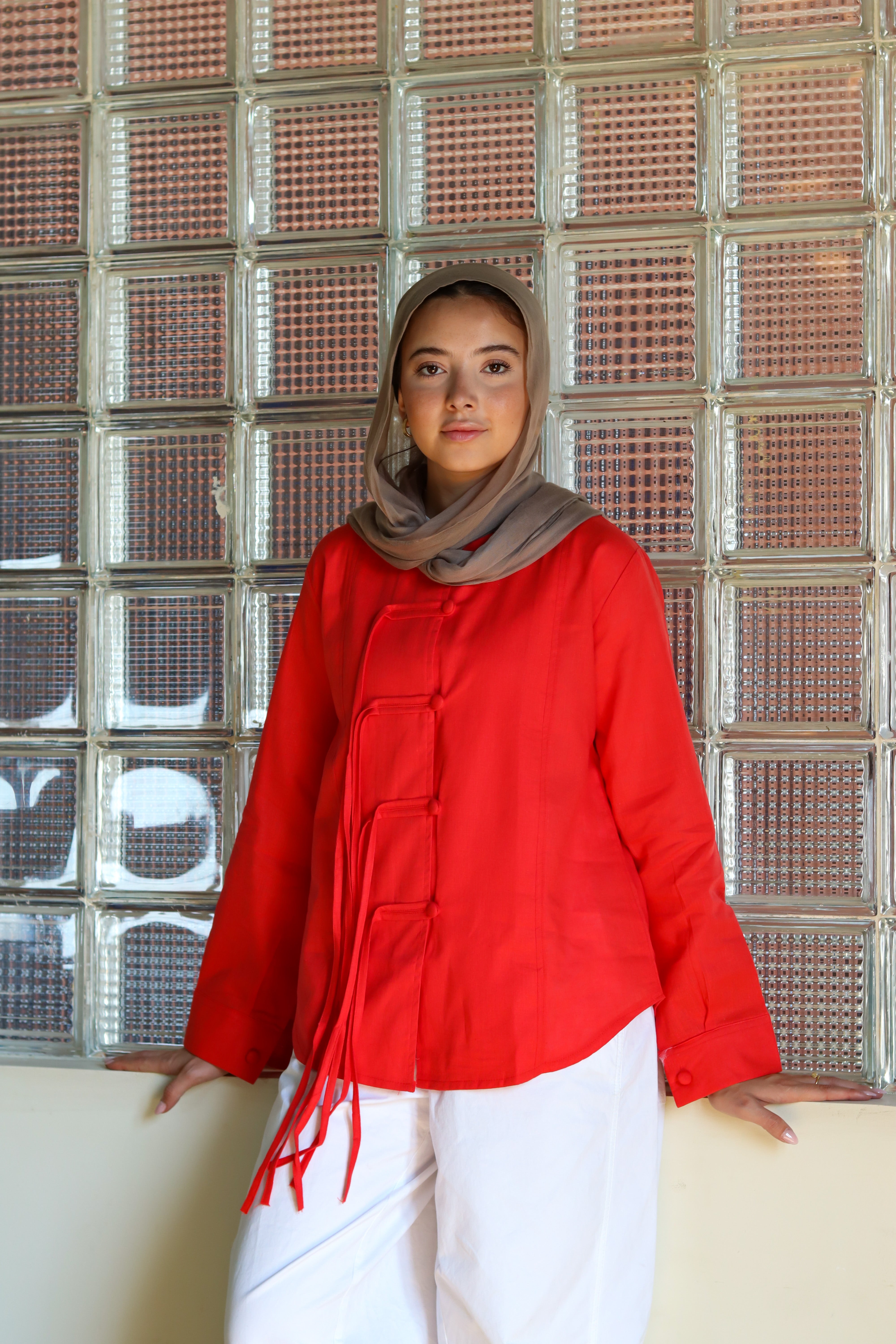 Sora Blouse ( Red )