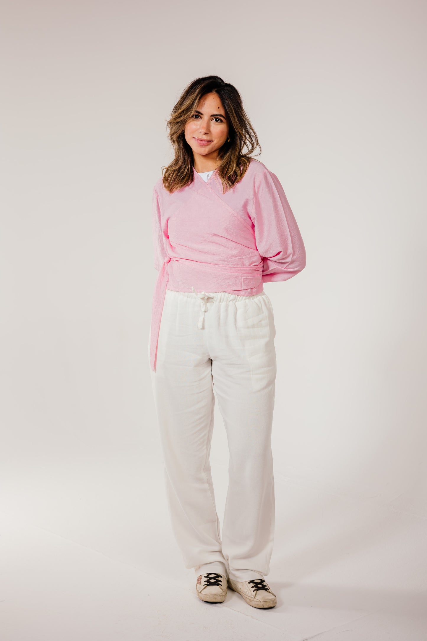 Sashi blouse ( Baby pink)