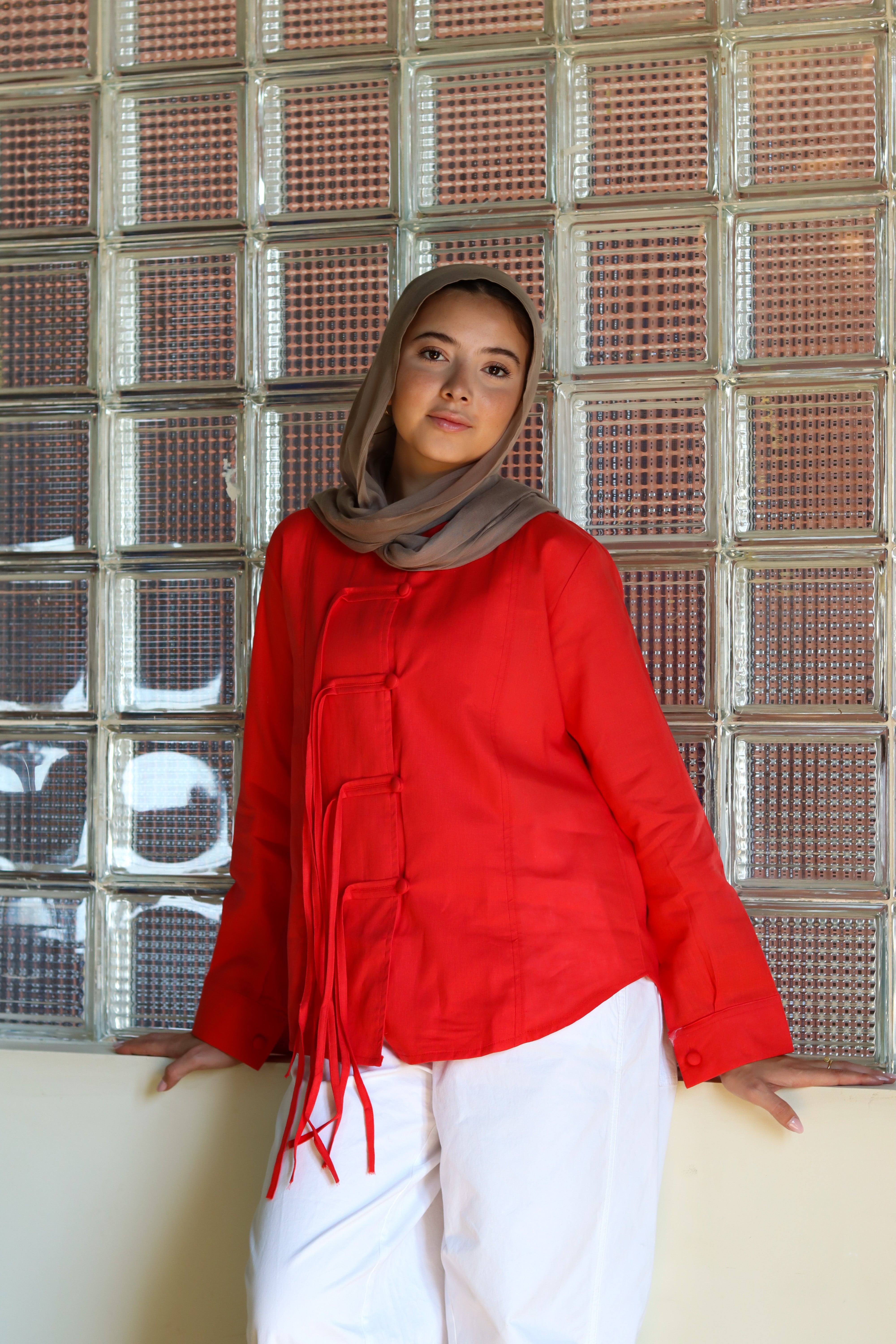 Sora Blouse ( Red )