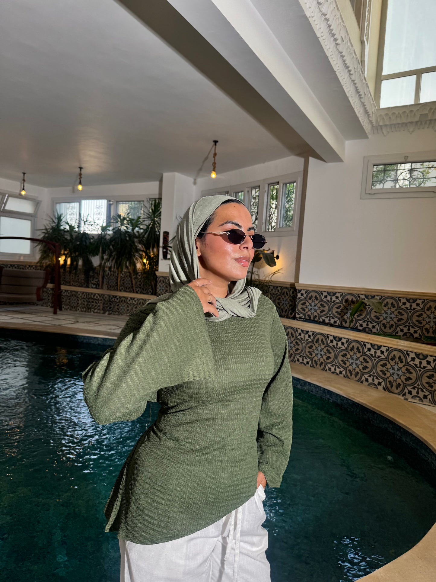 Noua Blouse ( olive )
