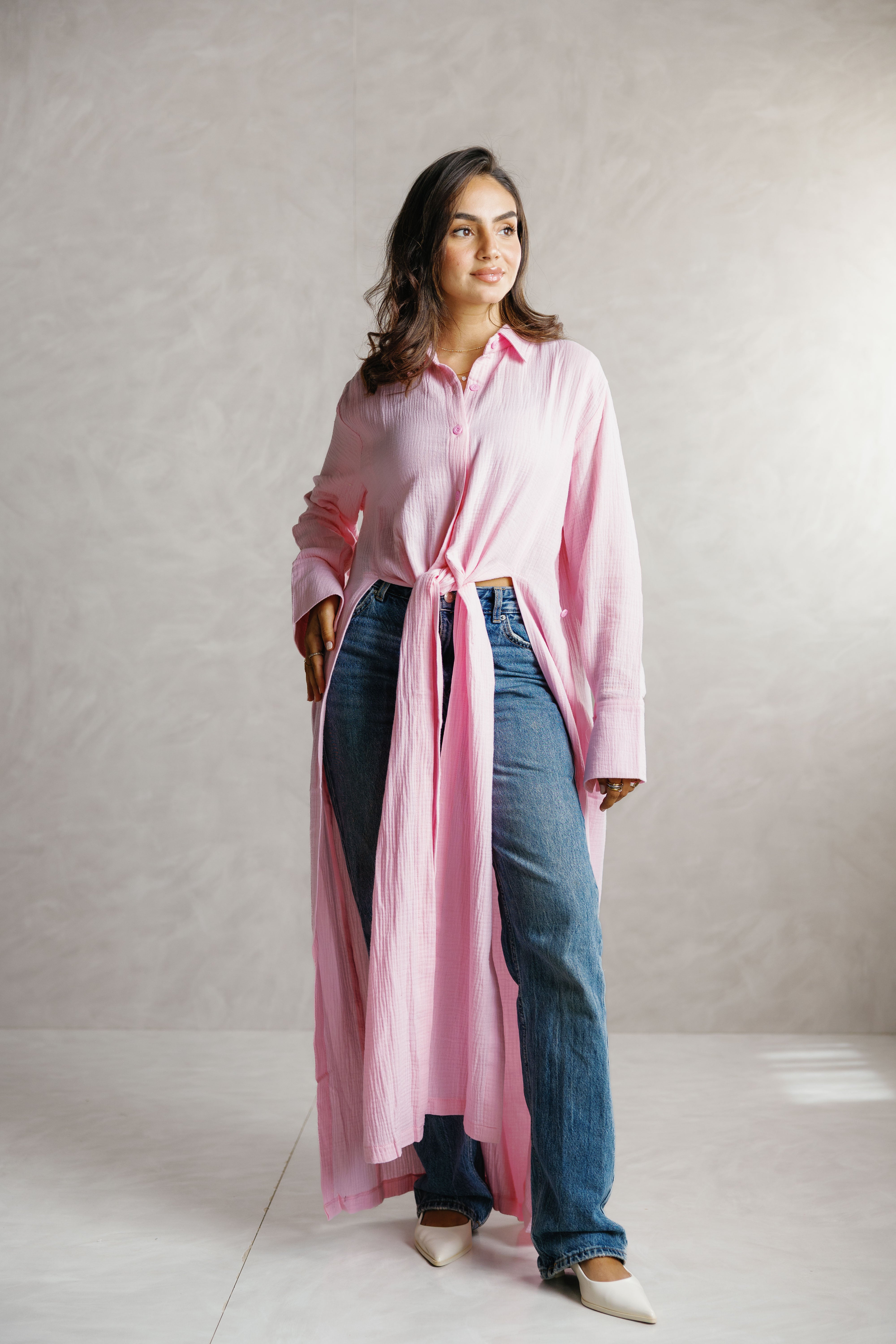 Lune shirt ( Baby pink )
