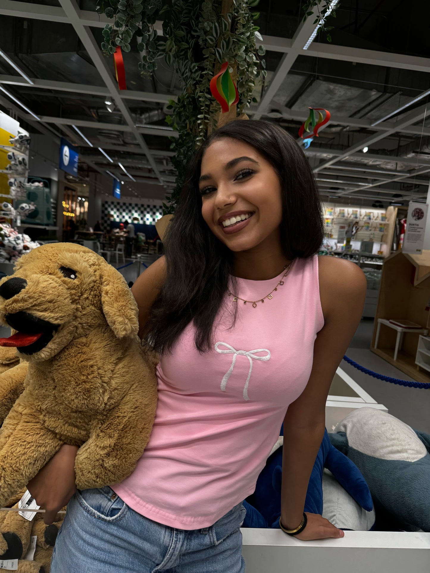 I’m just a girl Basic top in rose