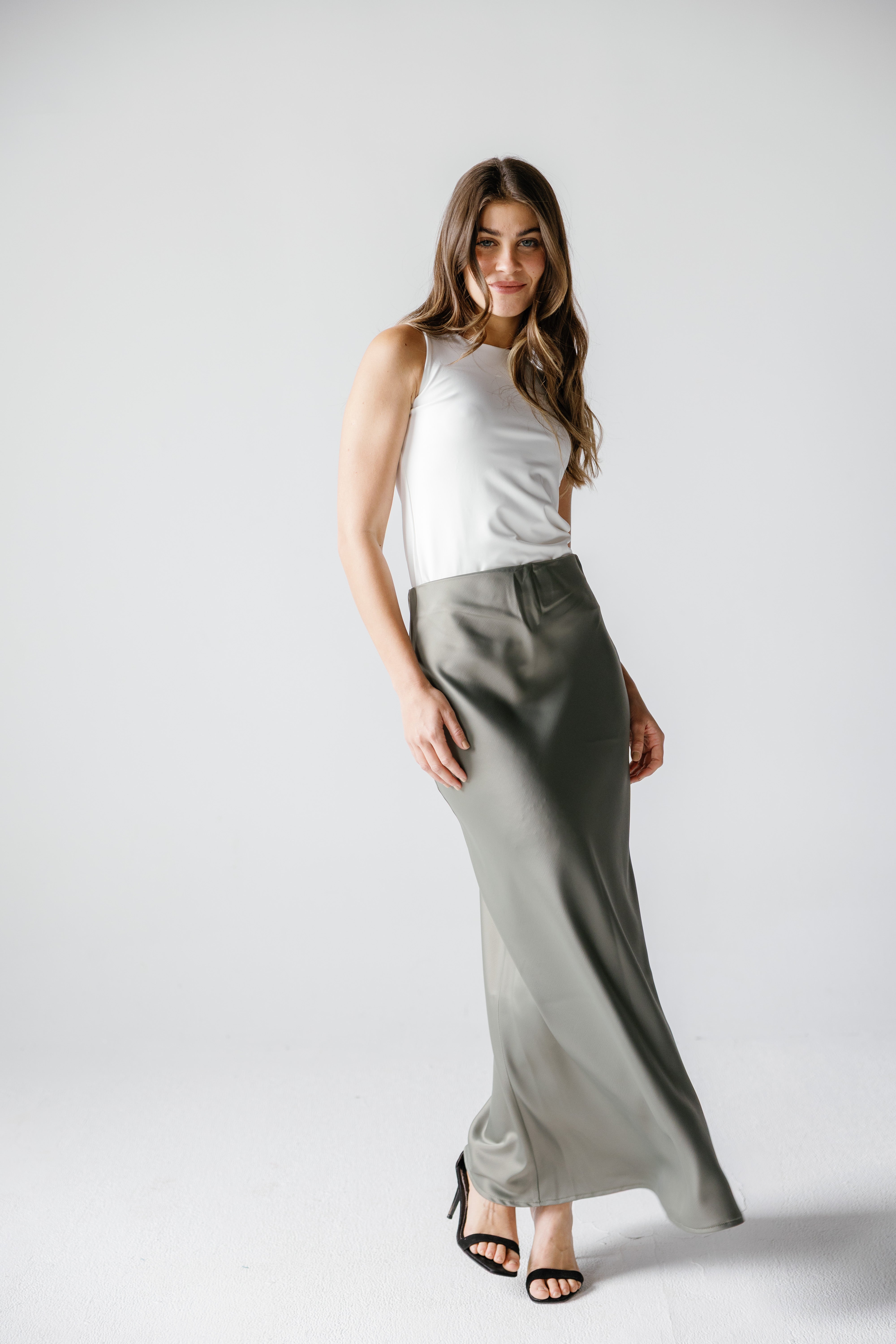 Ivy Satin Skirt