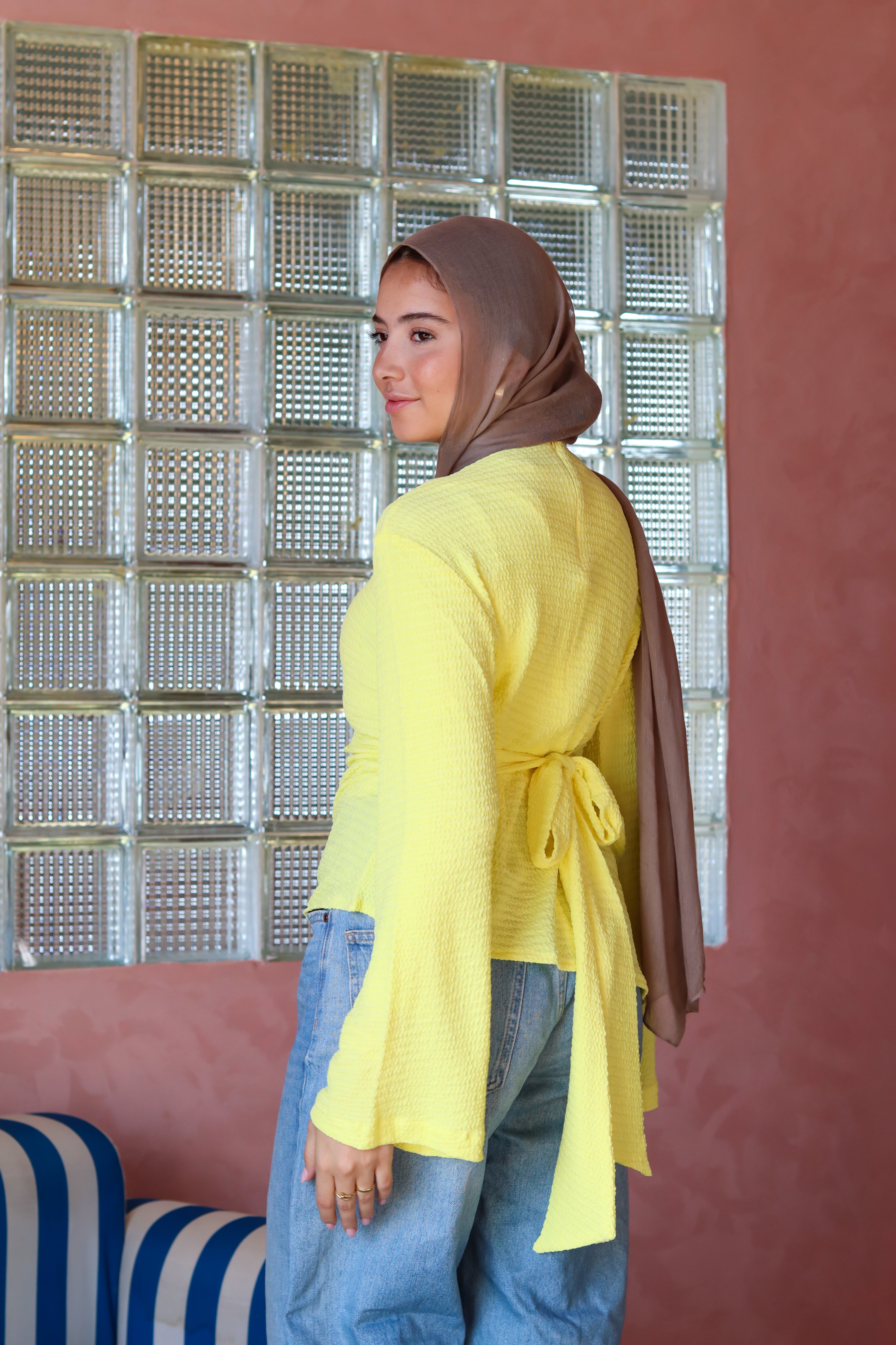 Noua blouse ( Butter yellow)