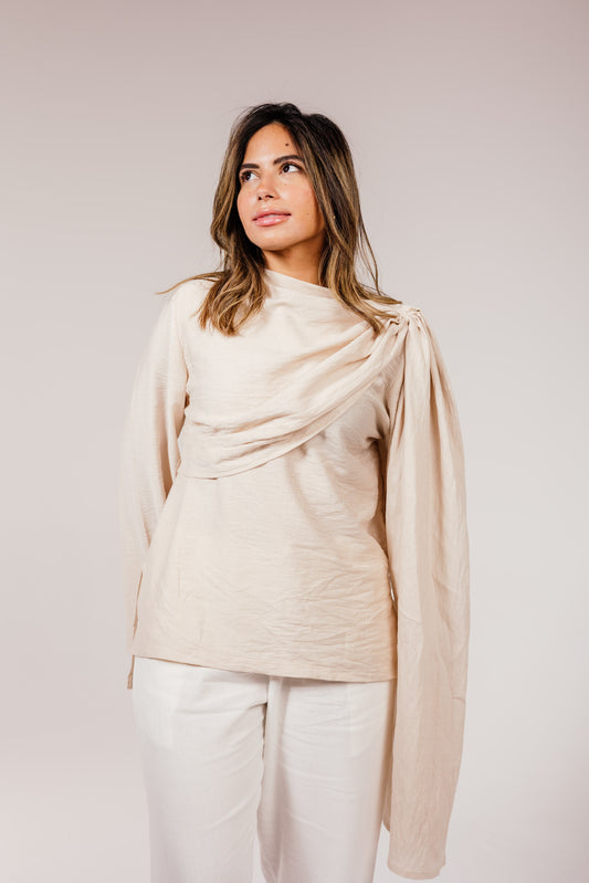 Serena Top (Beige)