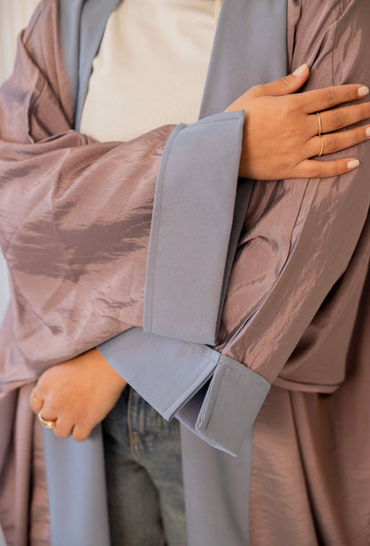 Twilight Elegance Kaftan pastel blue