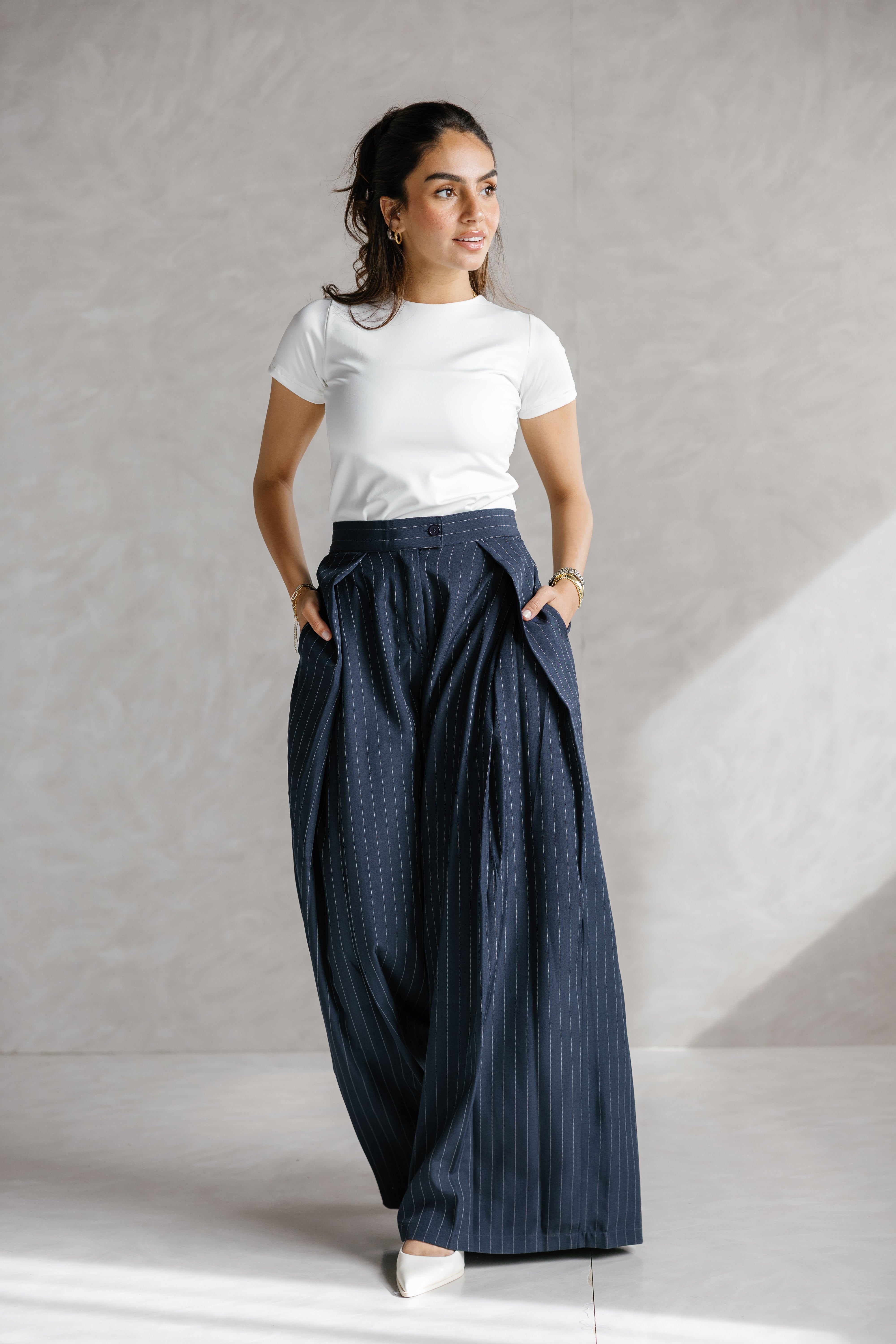 Nooré Pants ( Navy blue )