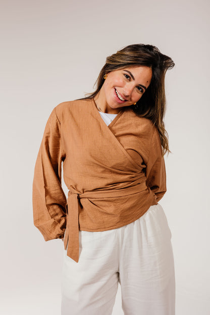 Sashi blouse ( camel)