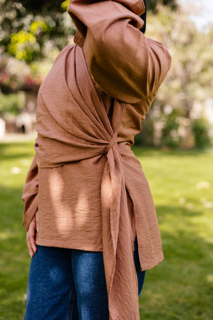 Serena Top ( Neutral Camel Shade )