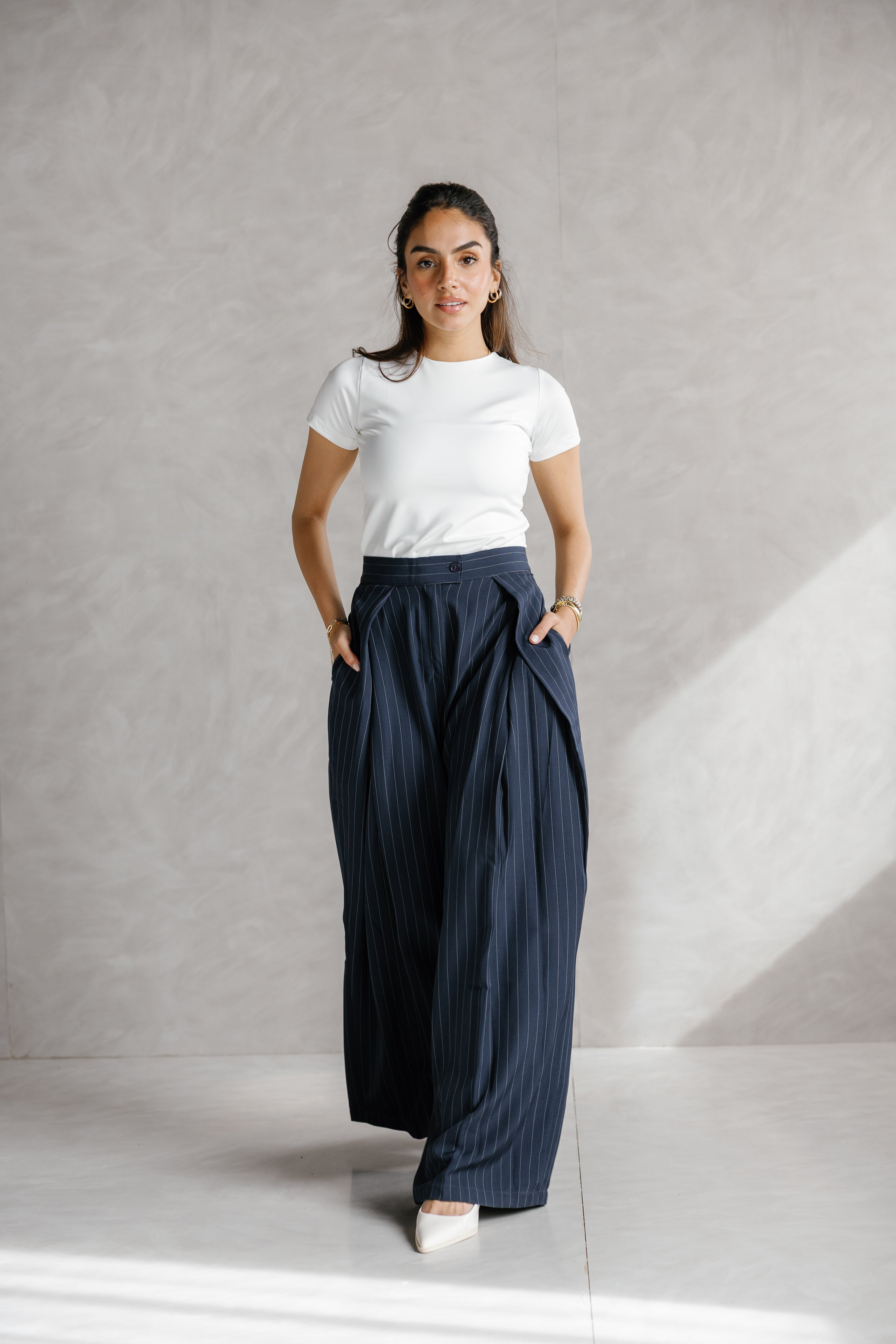 Nooré Pants ( Navy blue )
