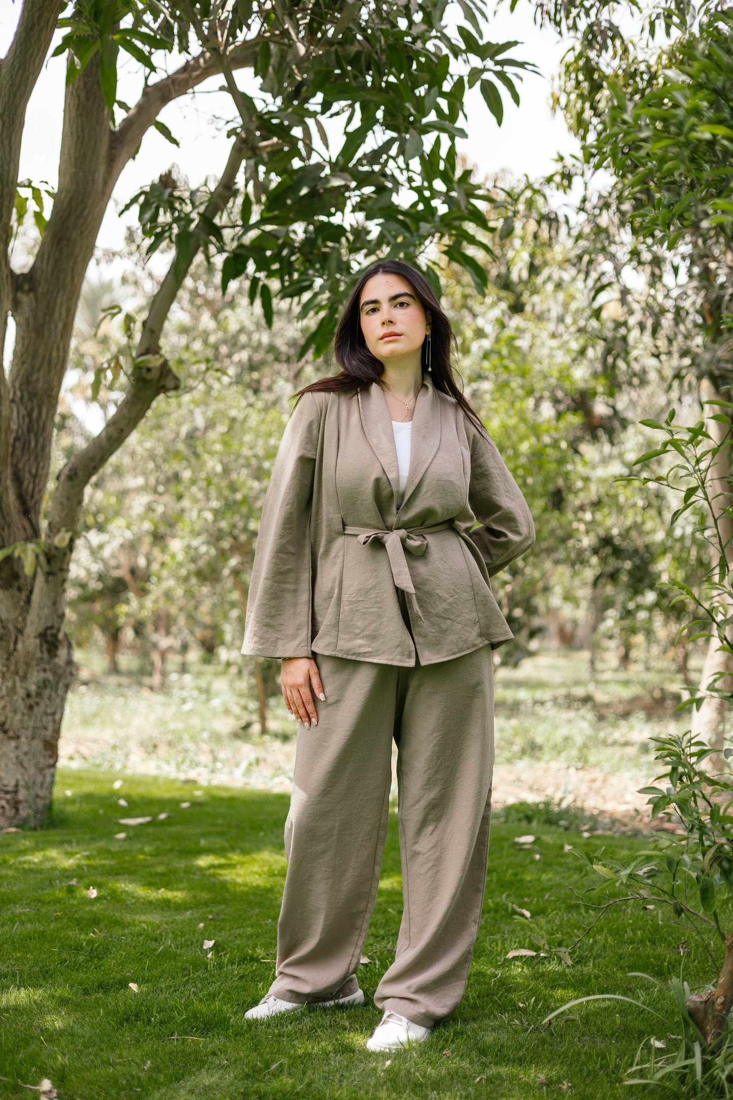 Puffy Set Mocha (Linen)