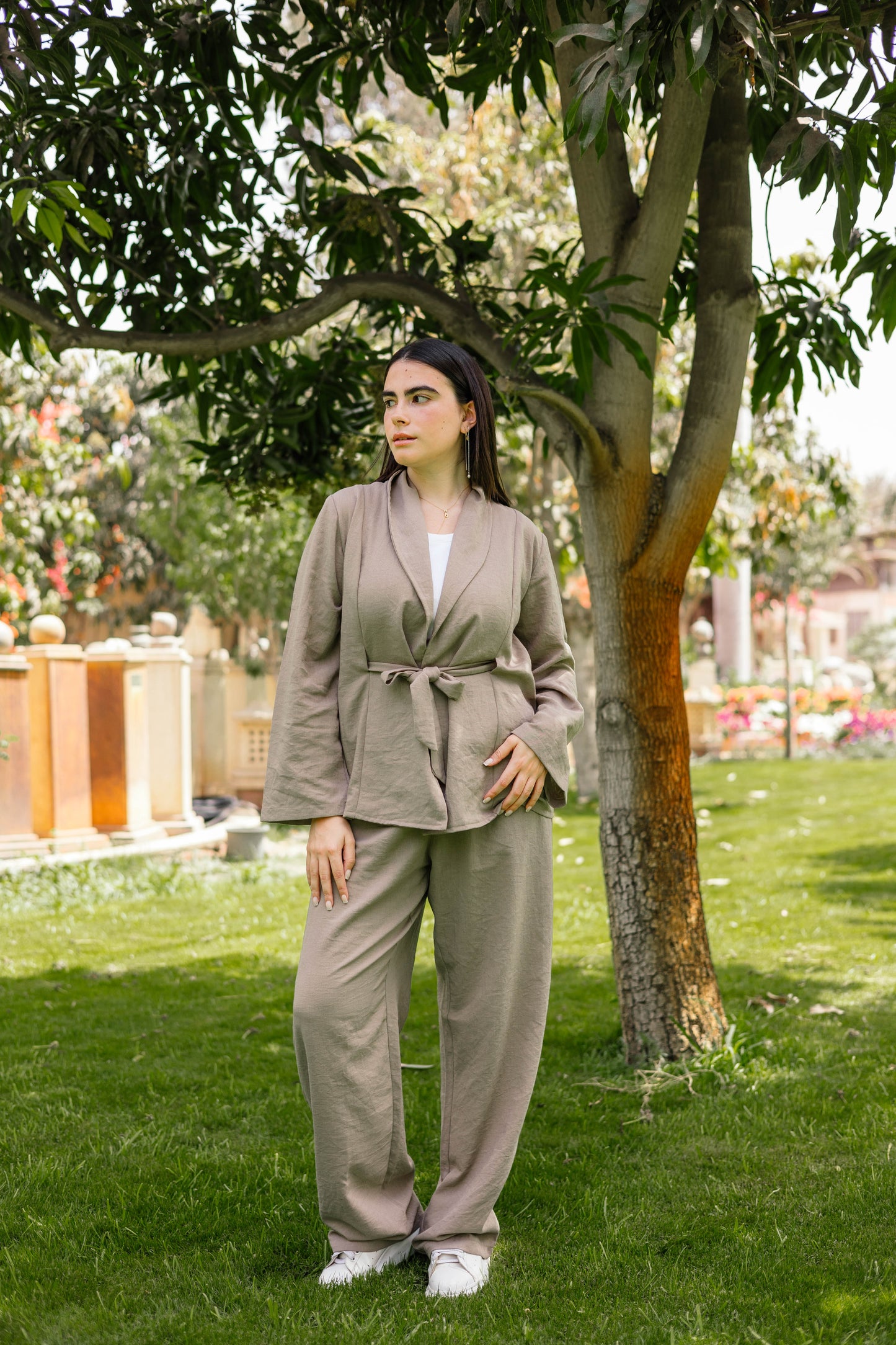 Puffy Set Mocha (Linen)
