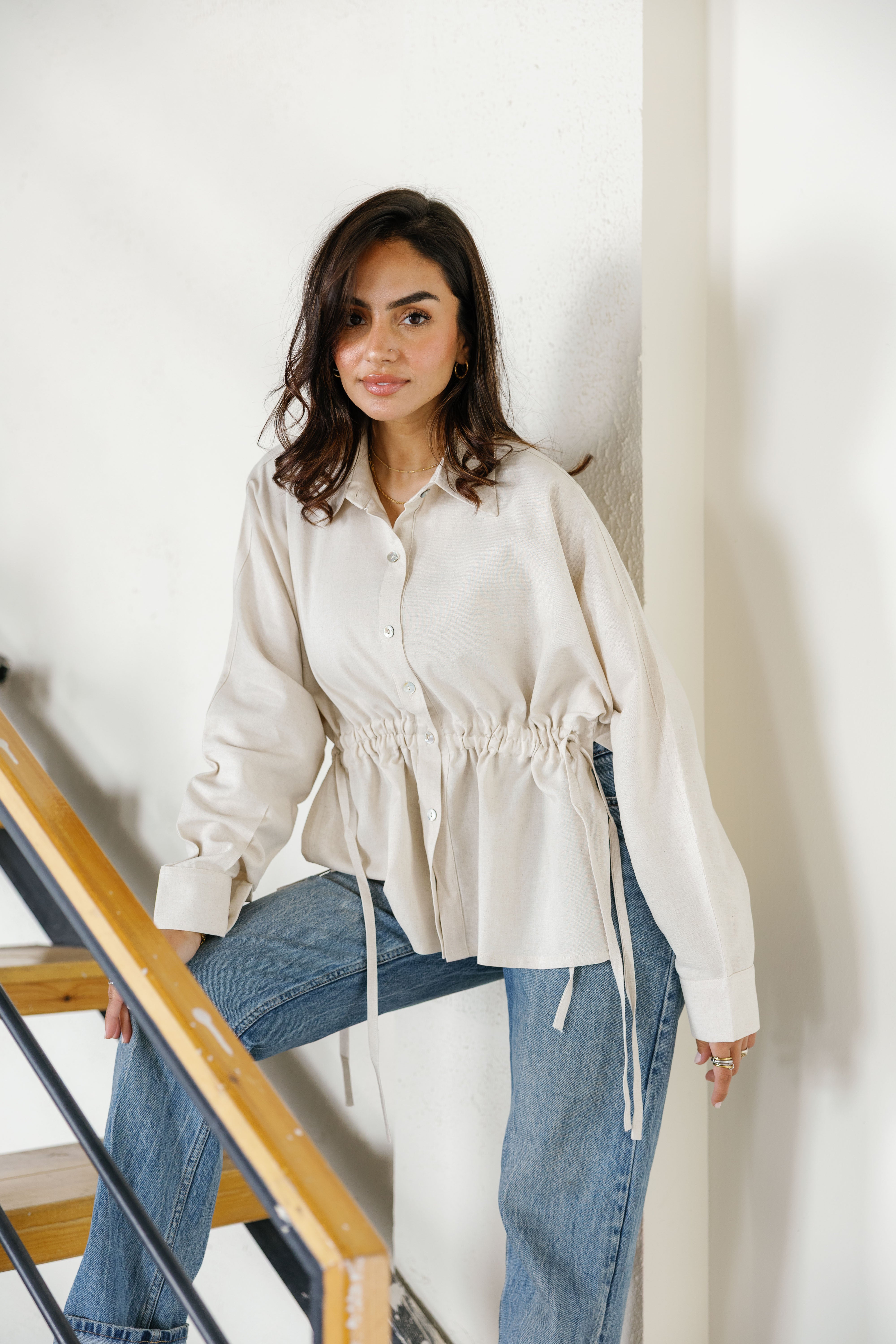 Layali Shirt ( Beige )