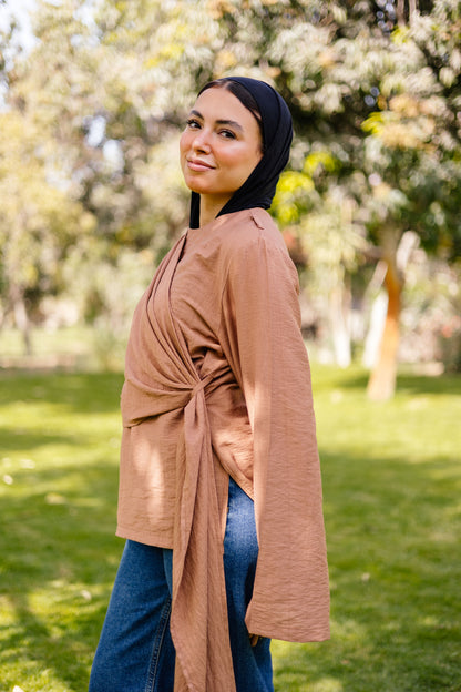 Serena Top ( Neutral Camel Shade )