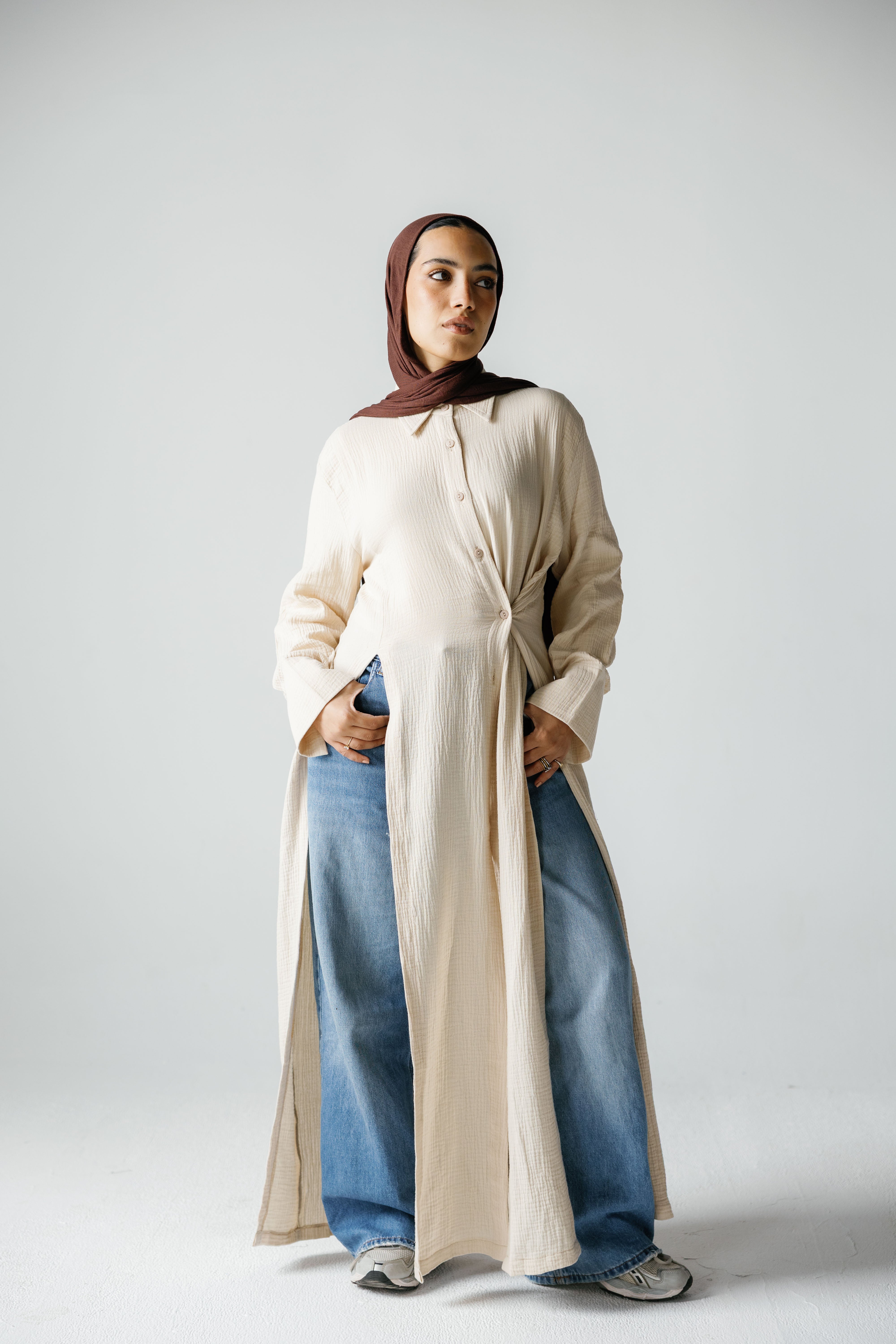 Lune shirt ( Beige )