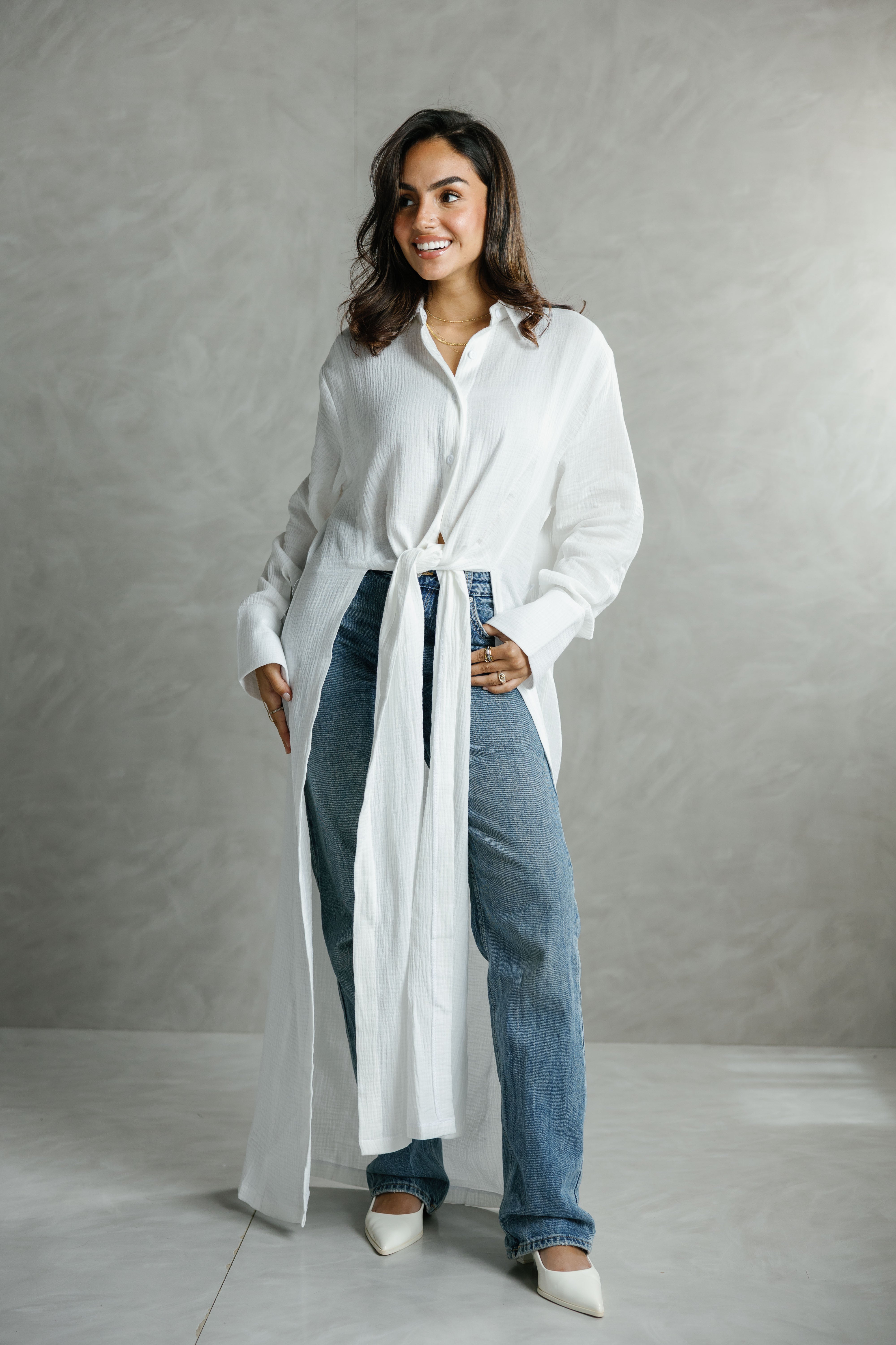 Lune shirt ( white)