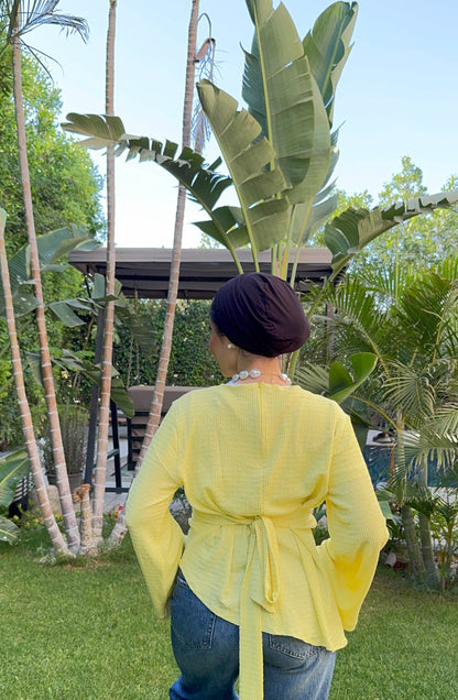 Noua blouse ( Butter yellow)