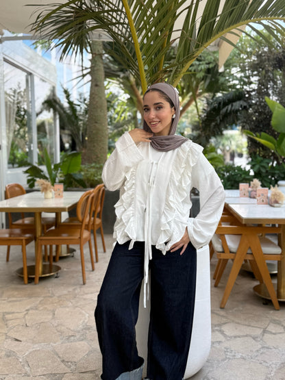 Taya Blouse ( White)