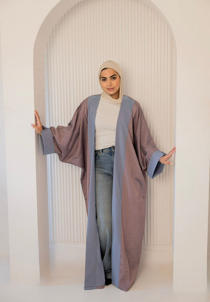 Twilight Elegance Kaftan pastel blue
