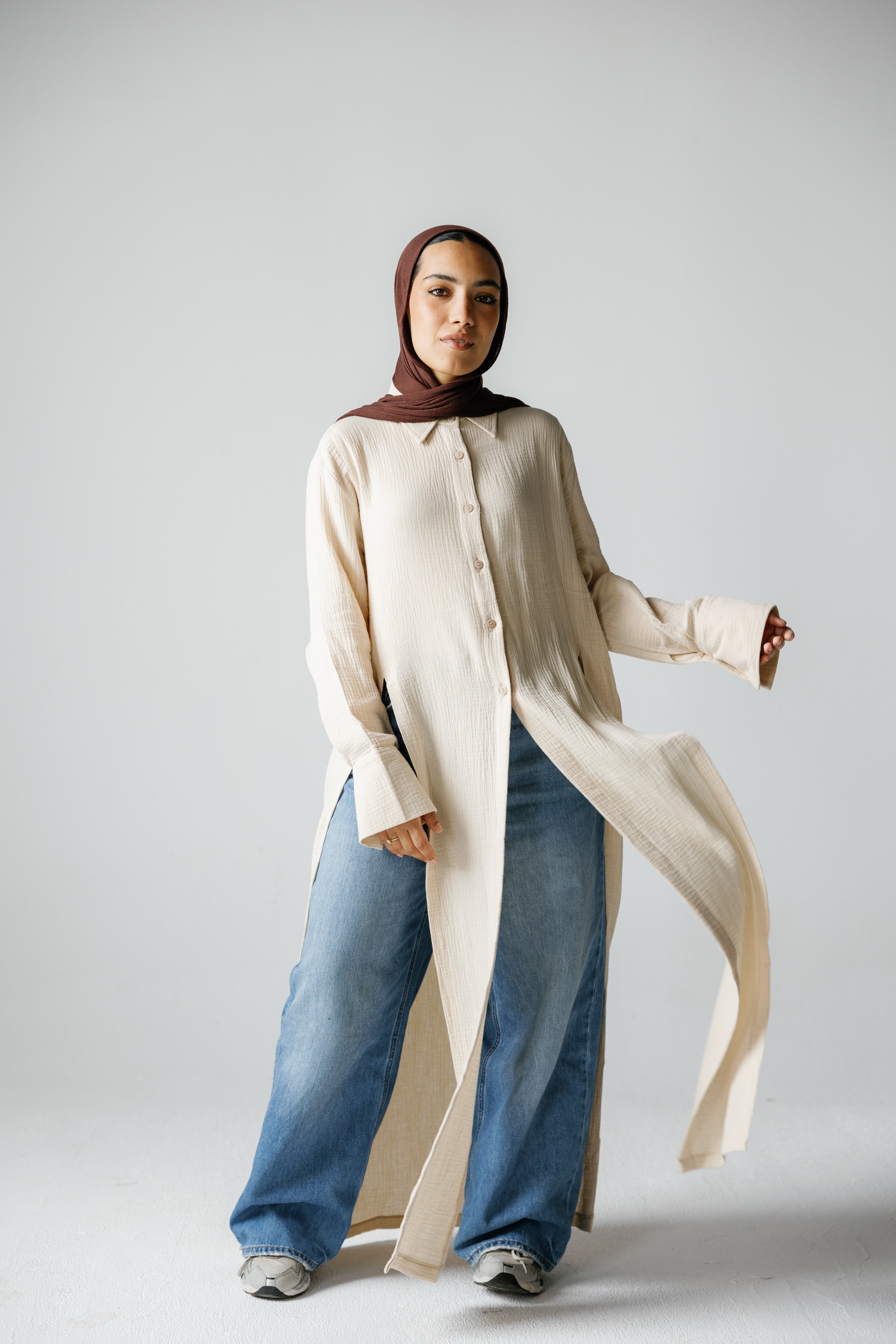 Lune shirt ( Beige )