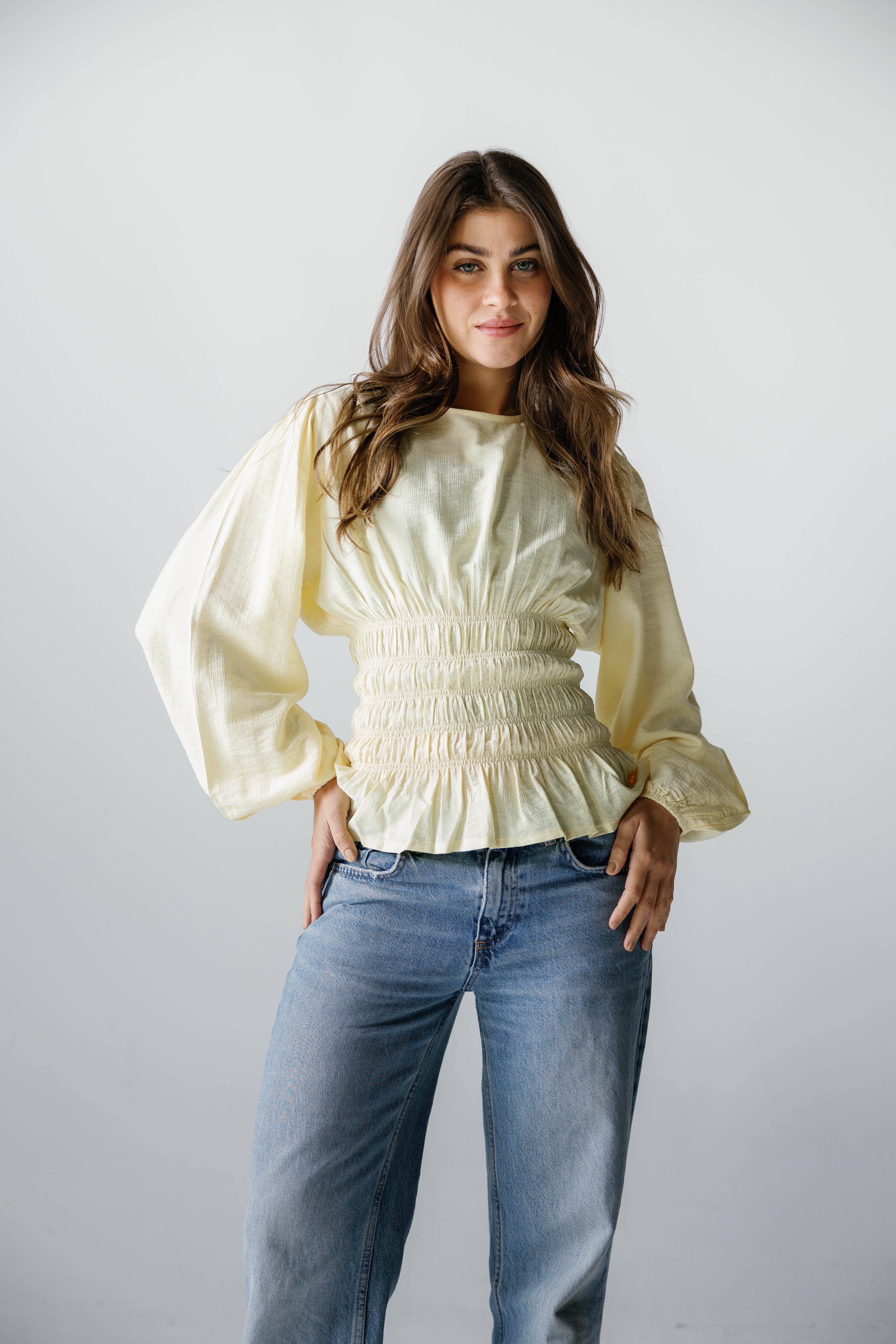 Mila Blouse ( yellow)