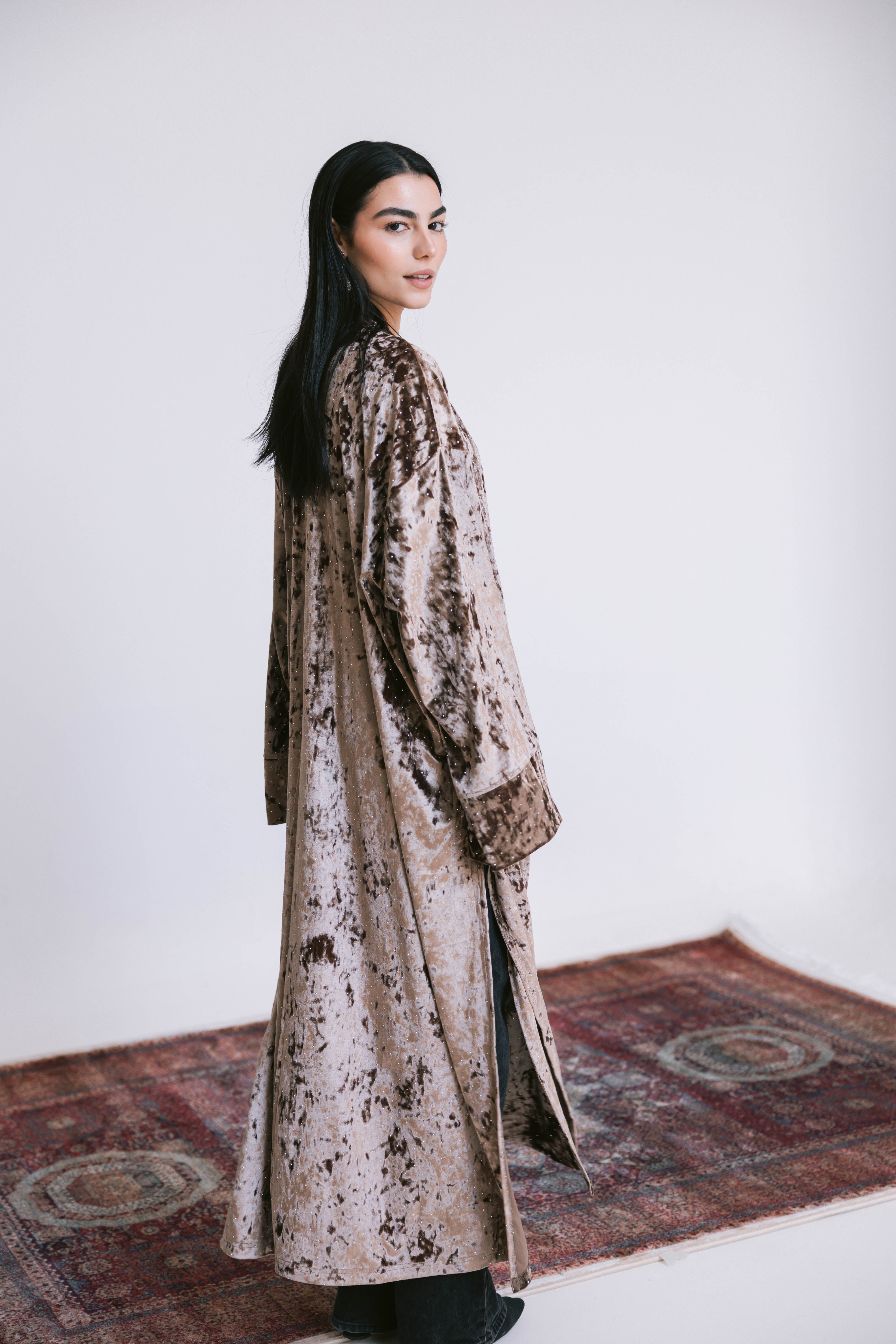 Layali Kaftan ( Brown )