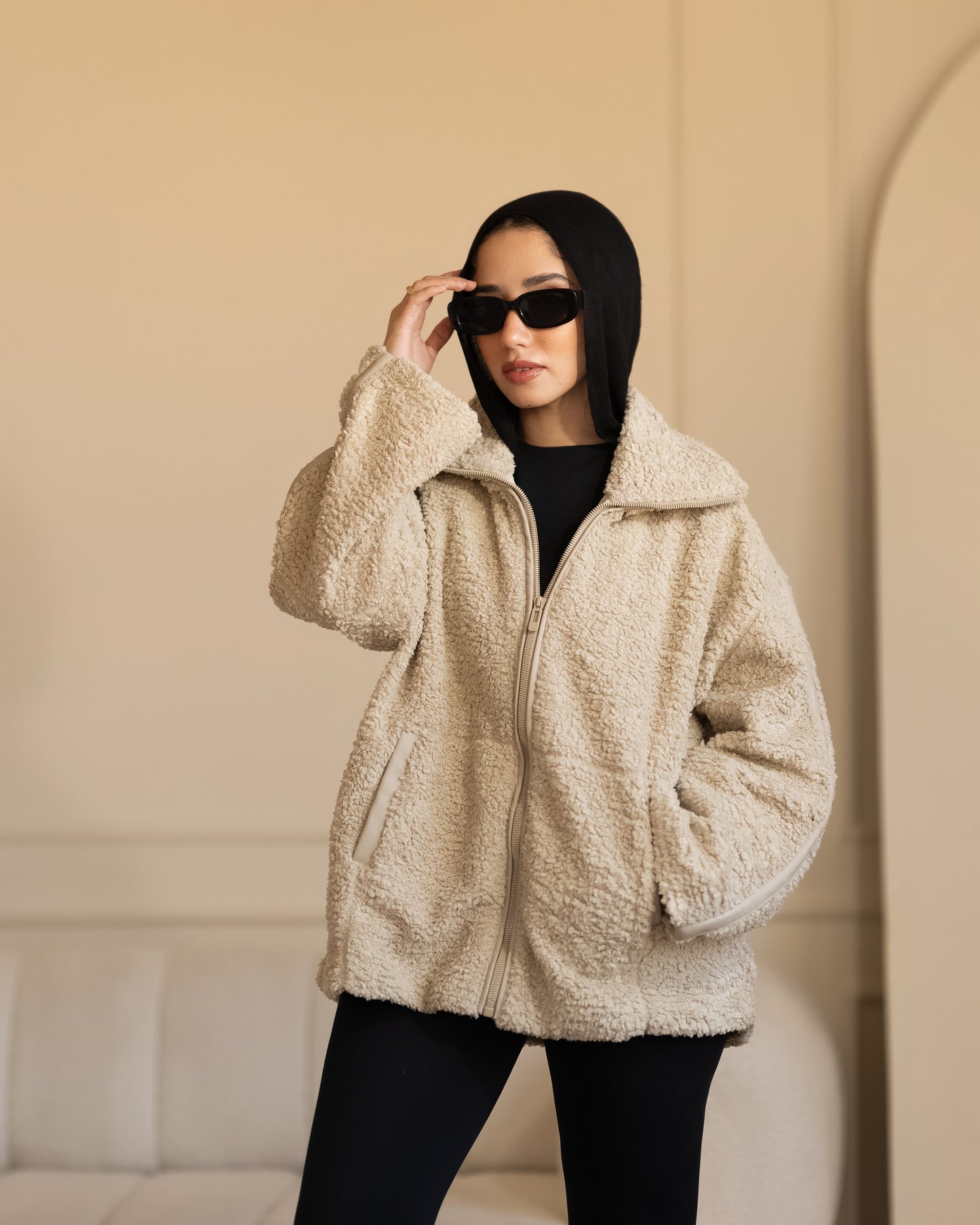 Beige bliss fur jacket 🍂